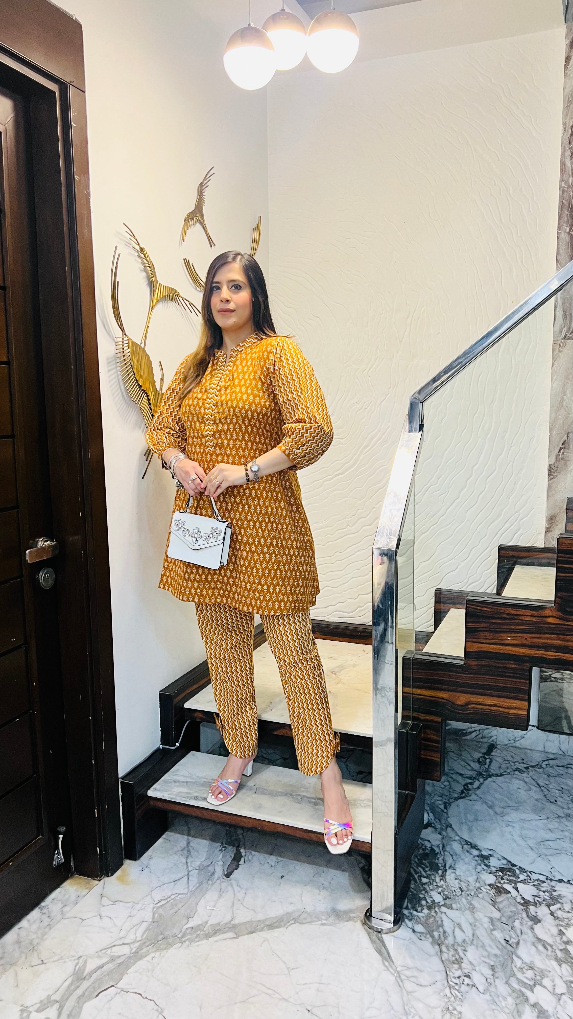 Mustard Cotton Co-Ord