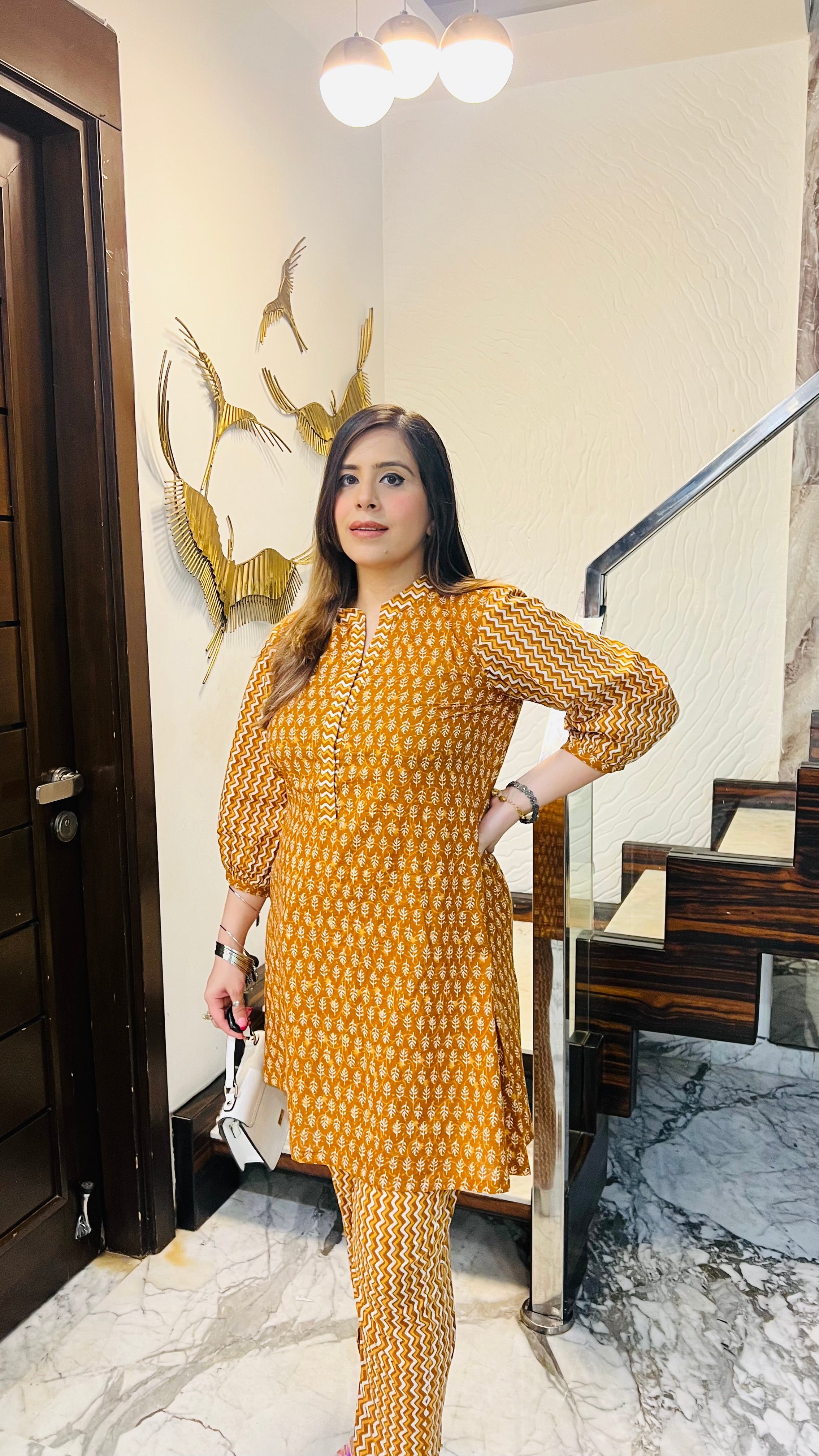 Mustard Cotton Co-Ord