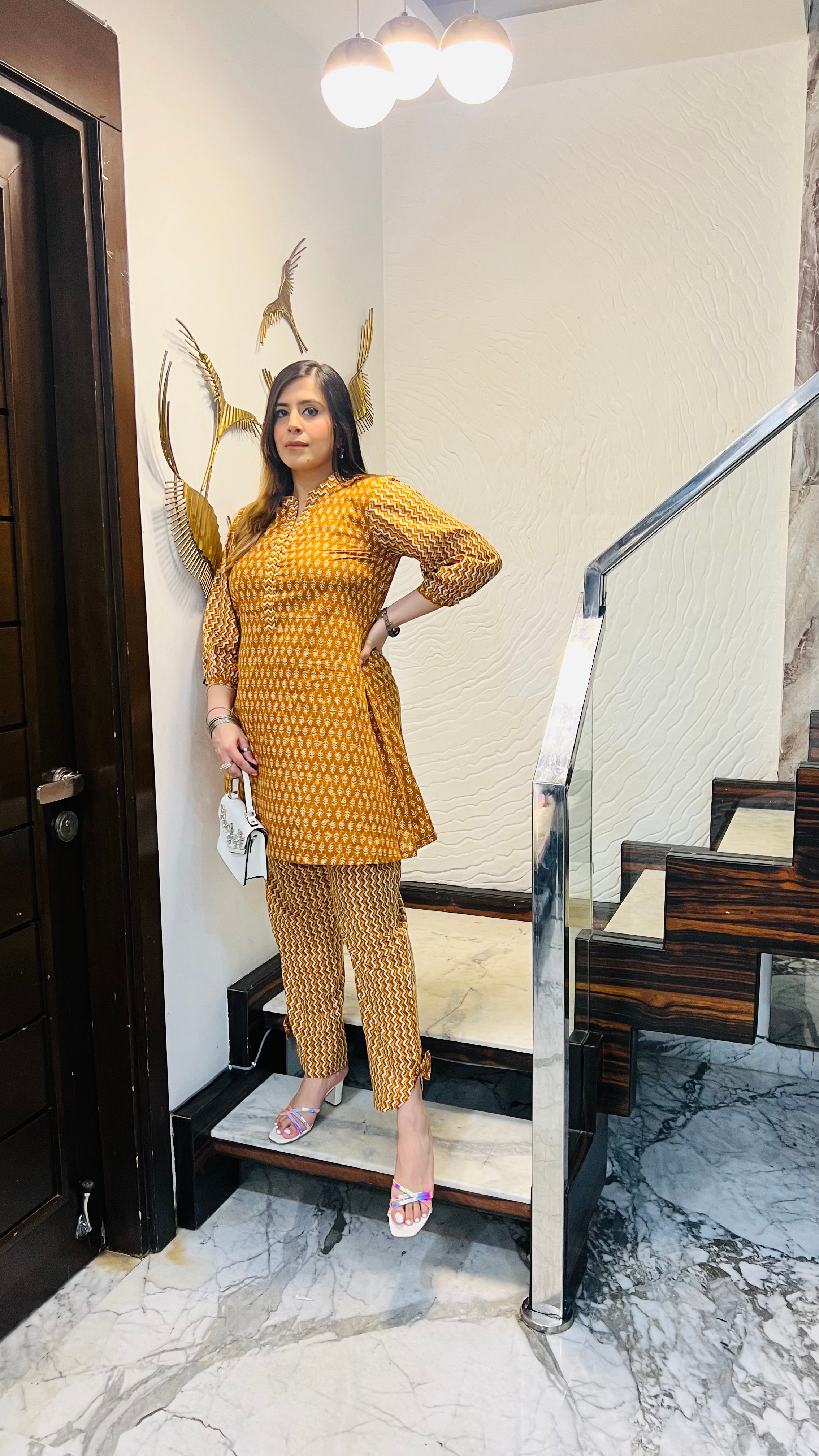 Mustard Cotton Co-Ord