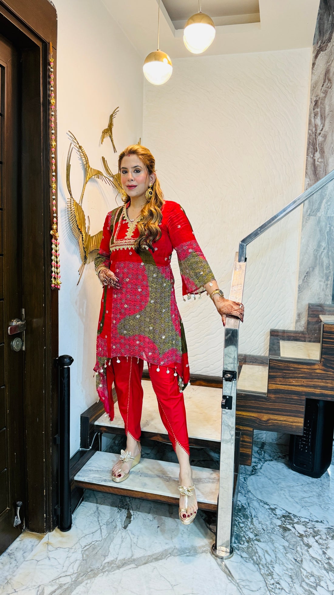 Vaishvi’s Sargi Look