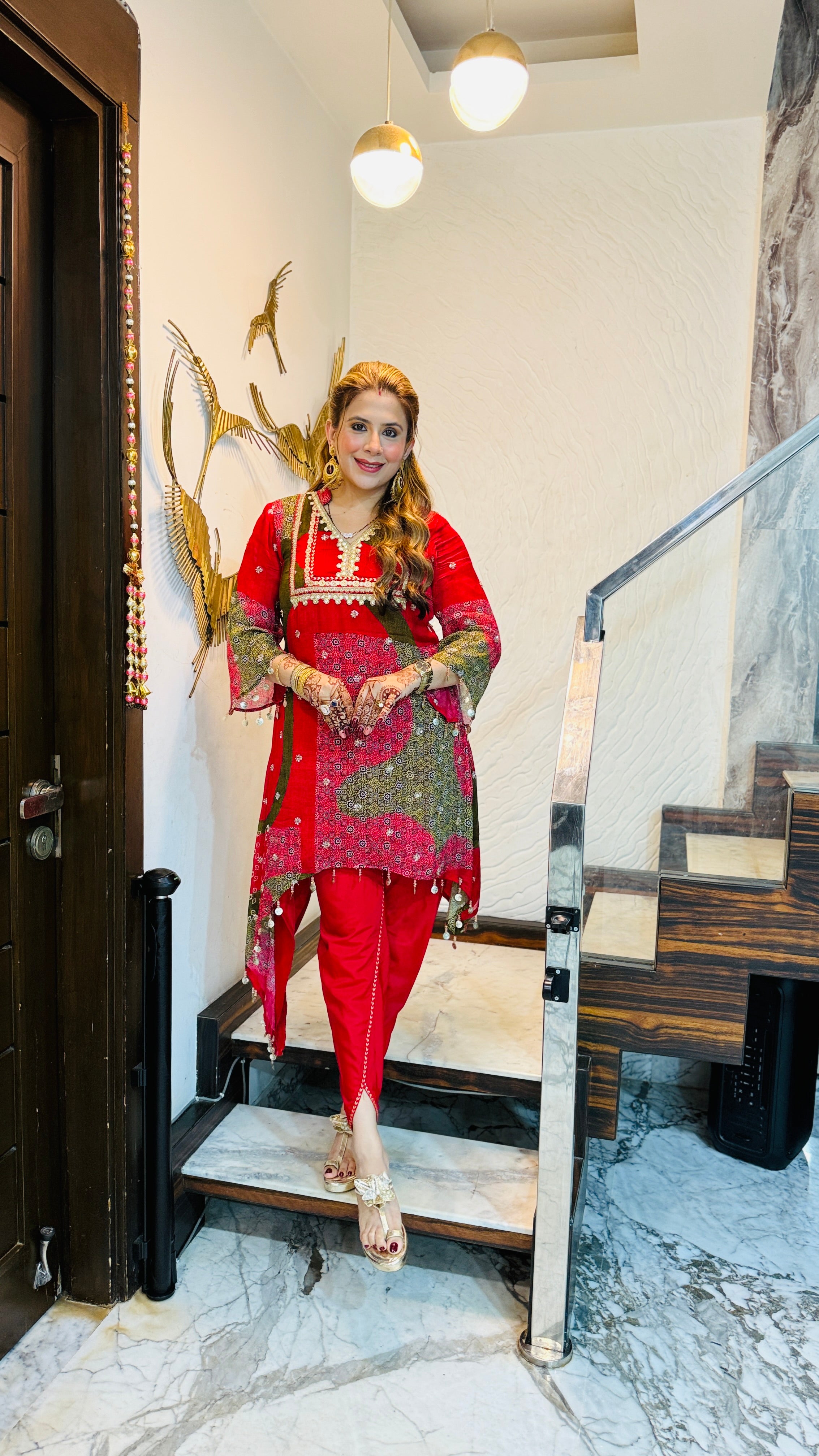 Vaishvi’s Sargi Look