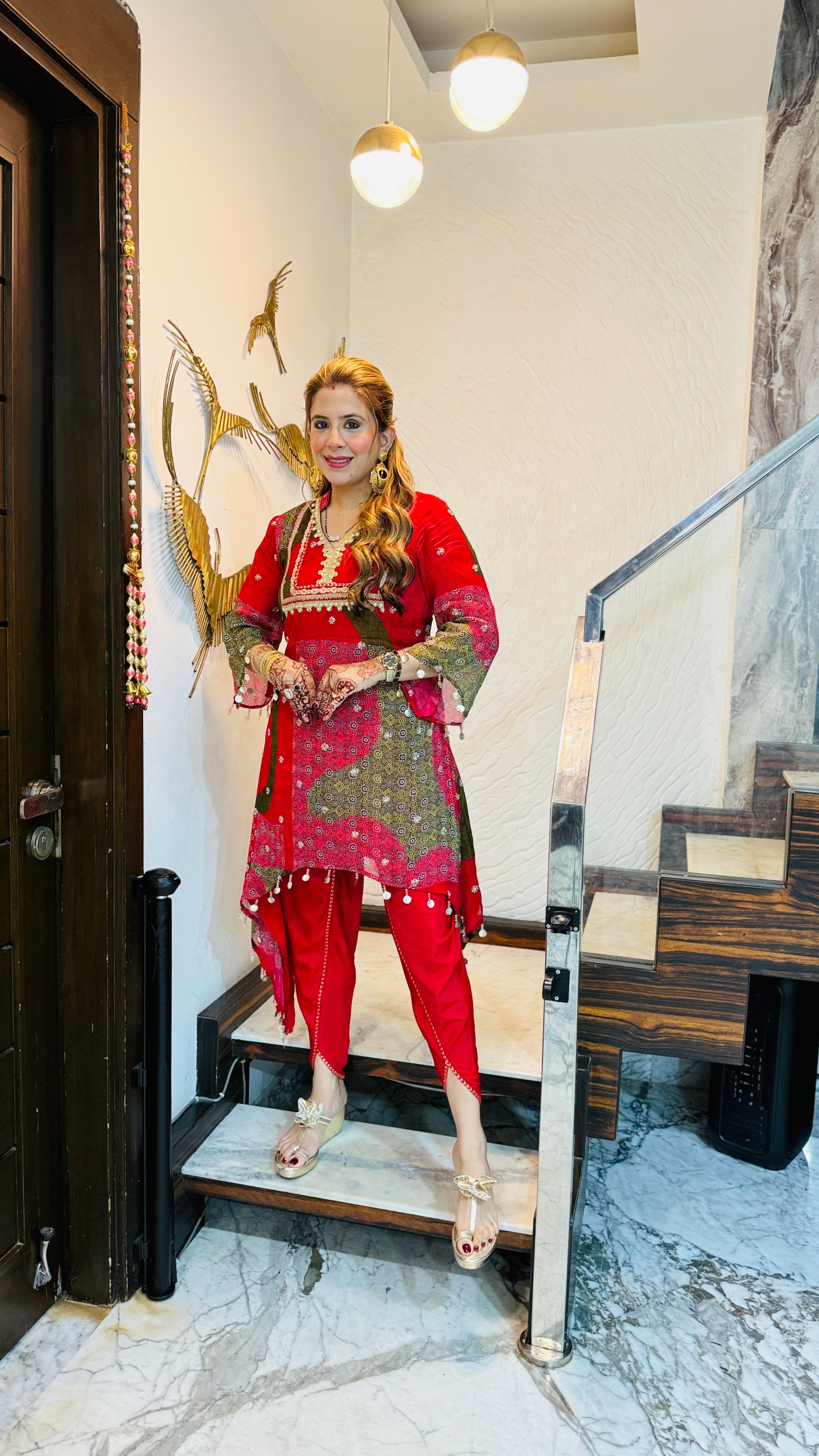 Vaishvi’s Sargi Look