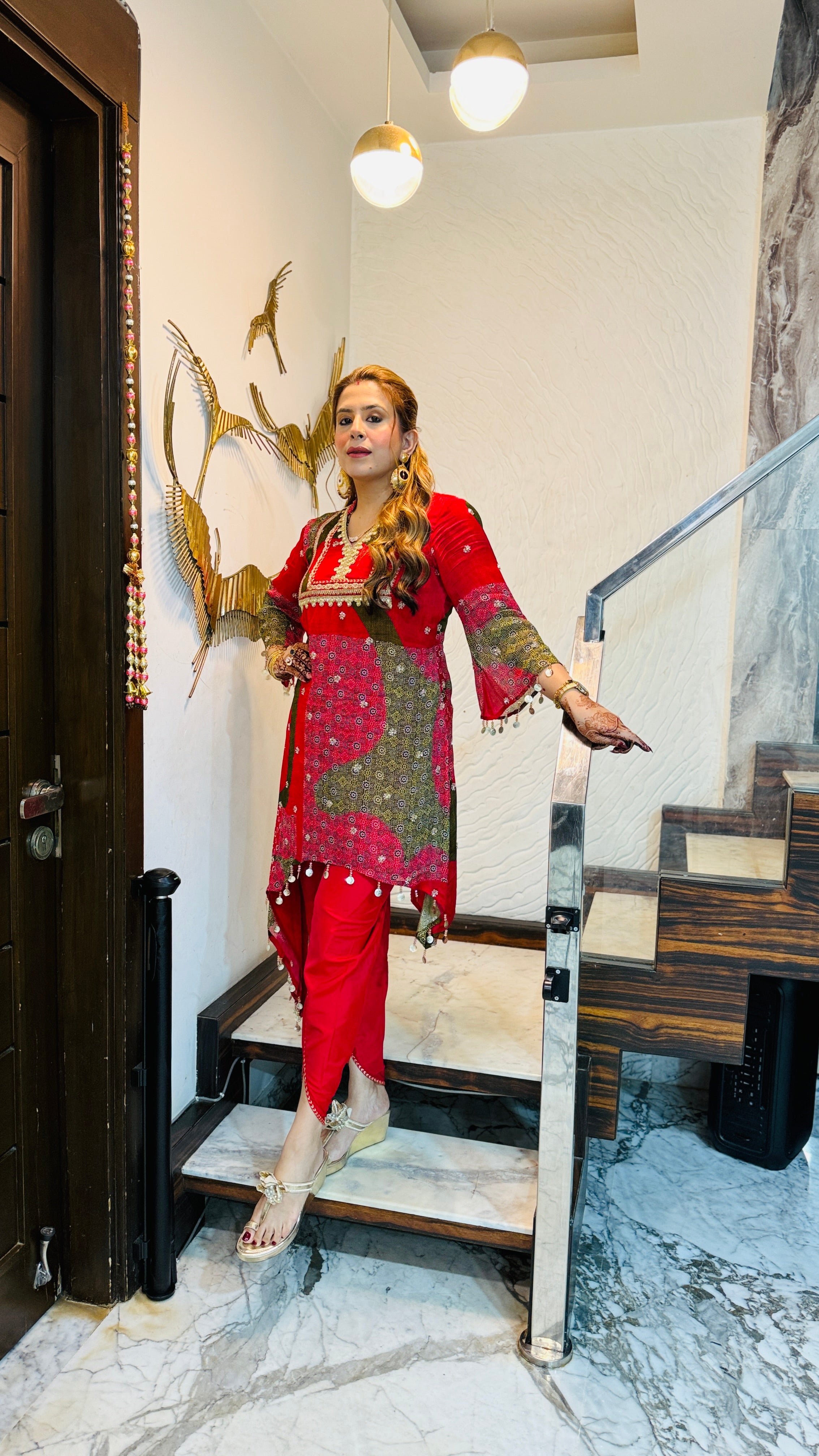 Vaishvi’s Sargi Look