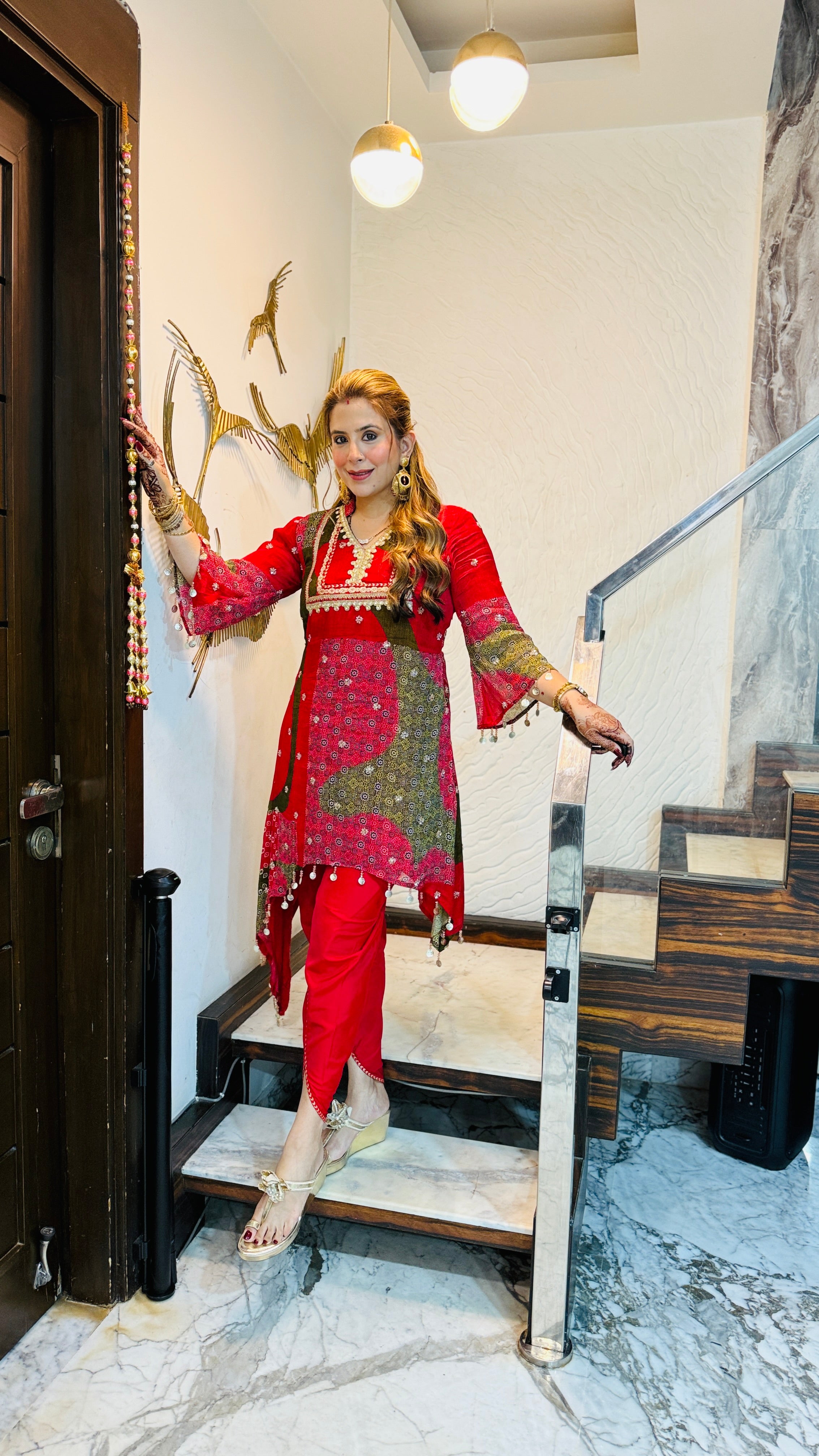 Vaishvi’s Sargi Look