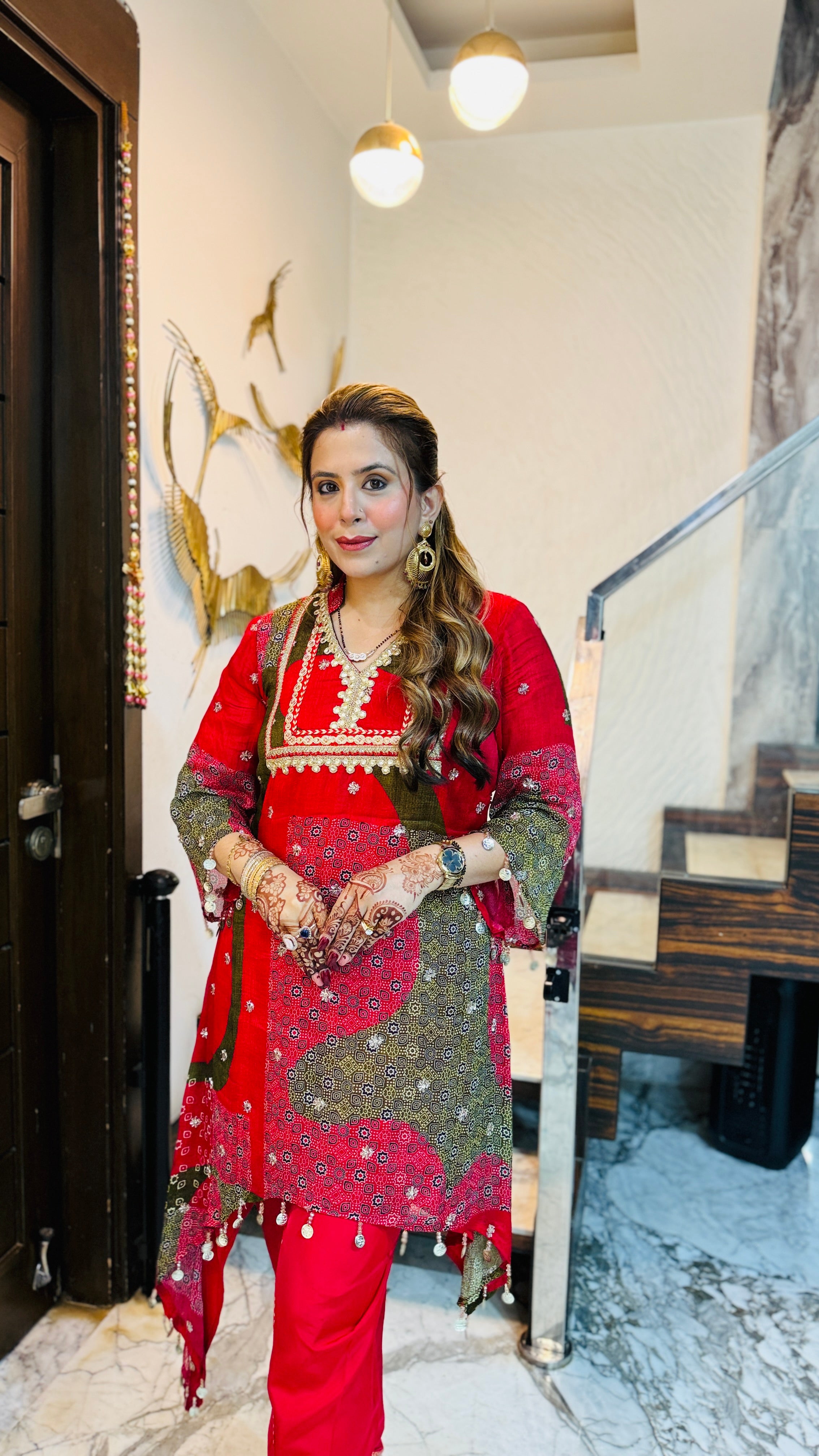 Vaishvi’s Sargi Look