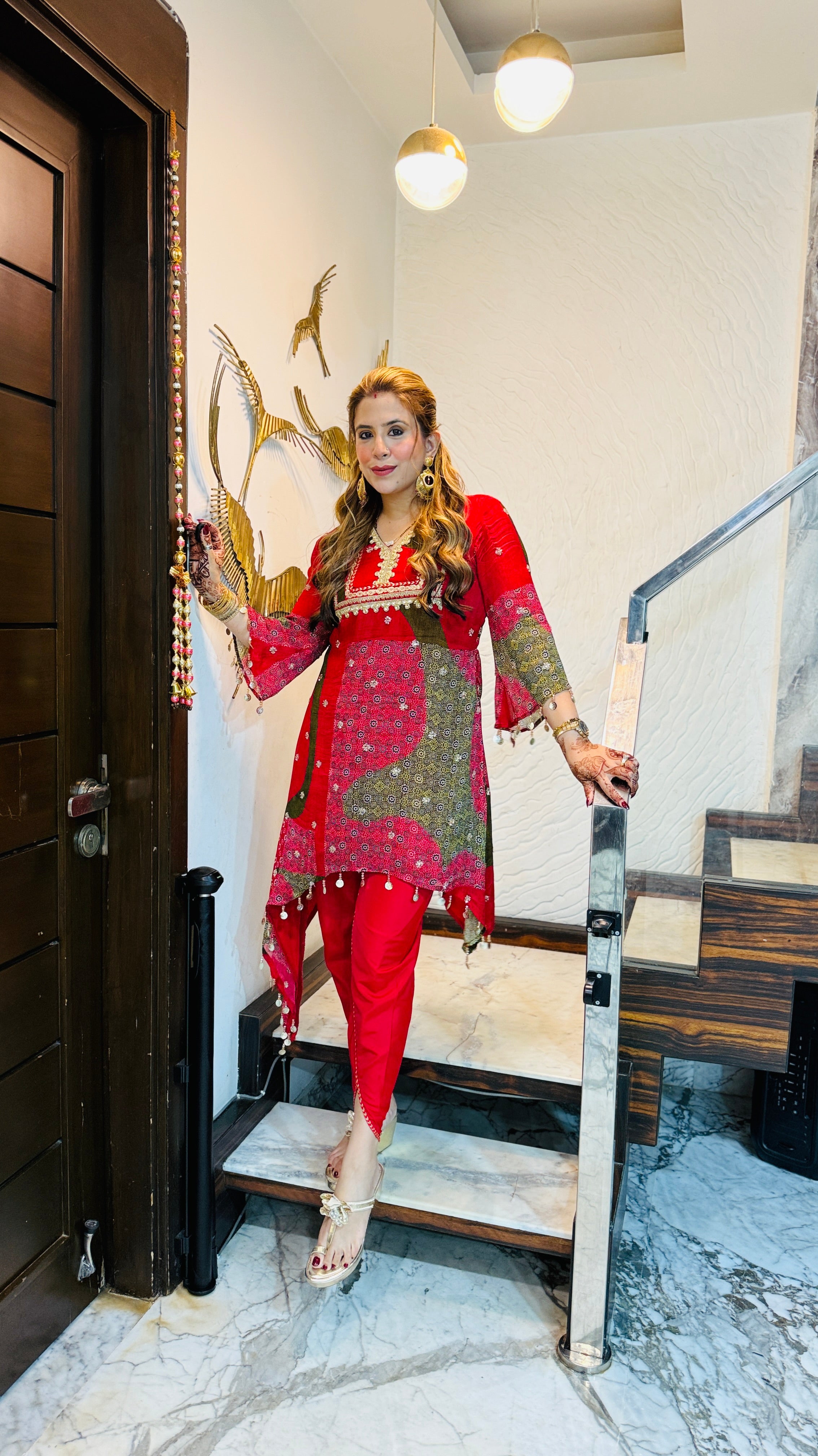 Vaishvi’s Sargi Look