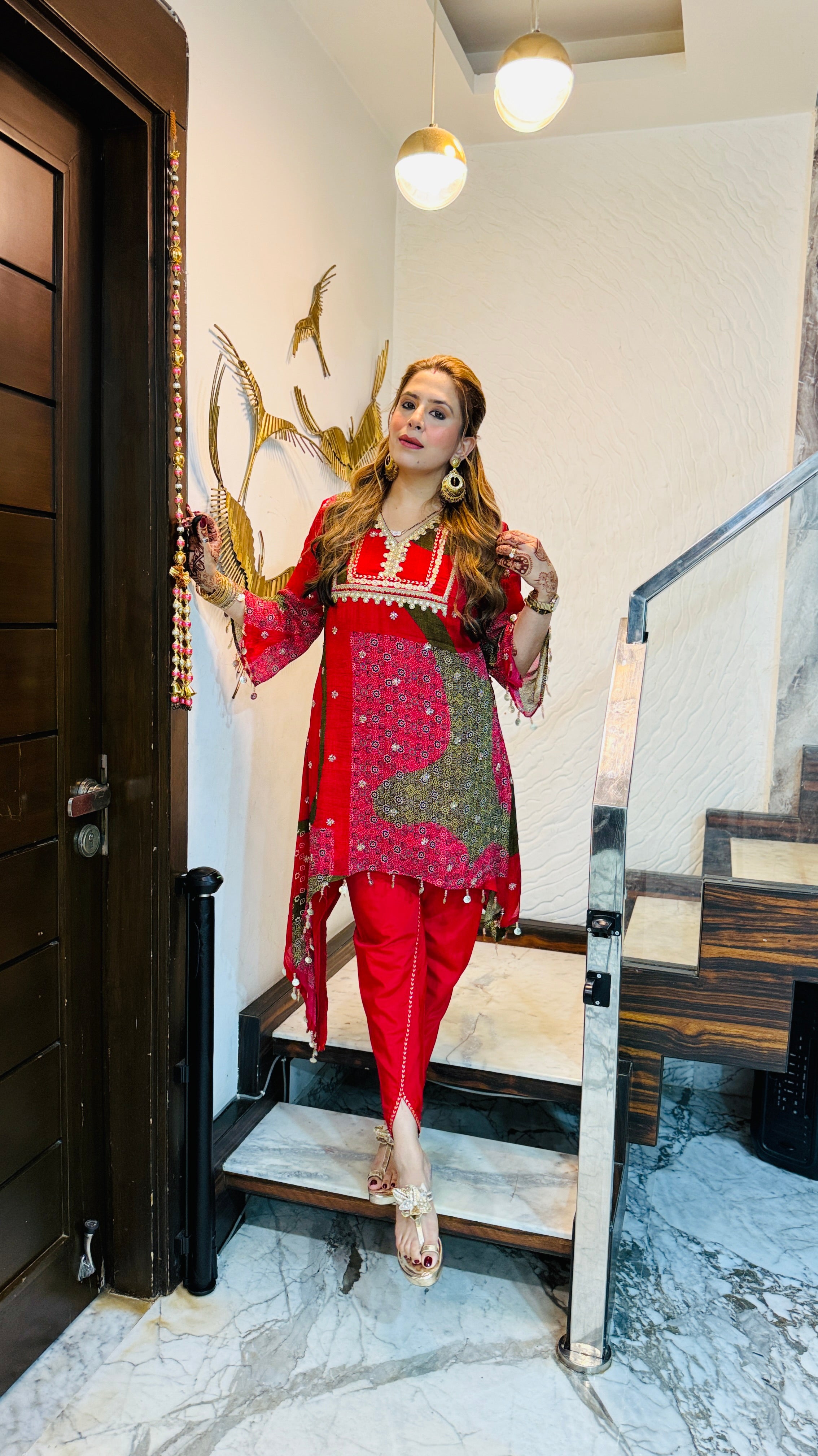 Vaishvi’s Sargi Look