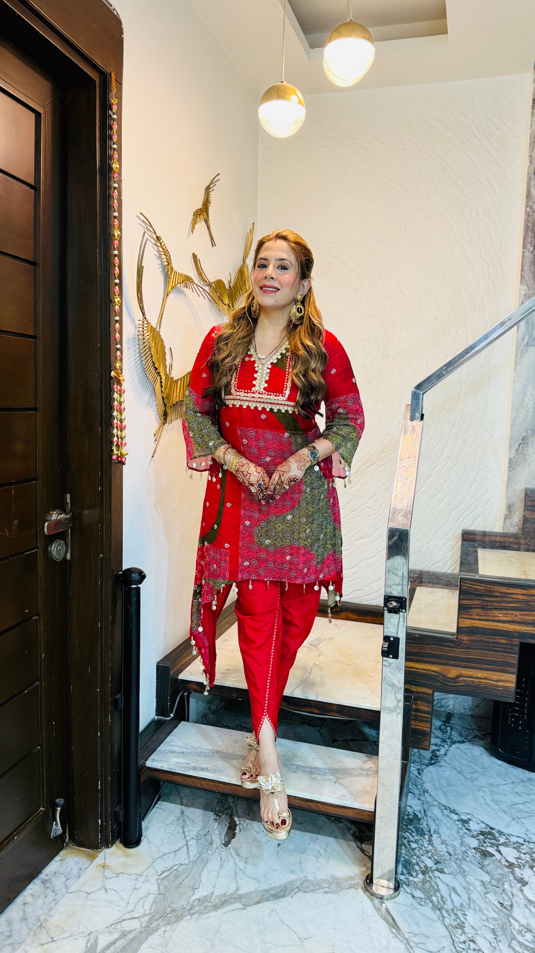 Vaishvi’s Sargi Look