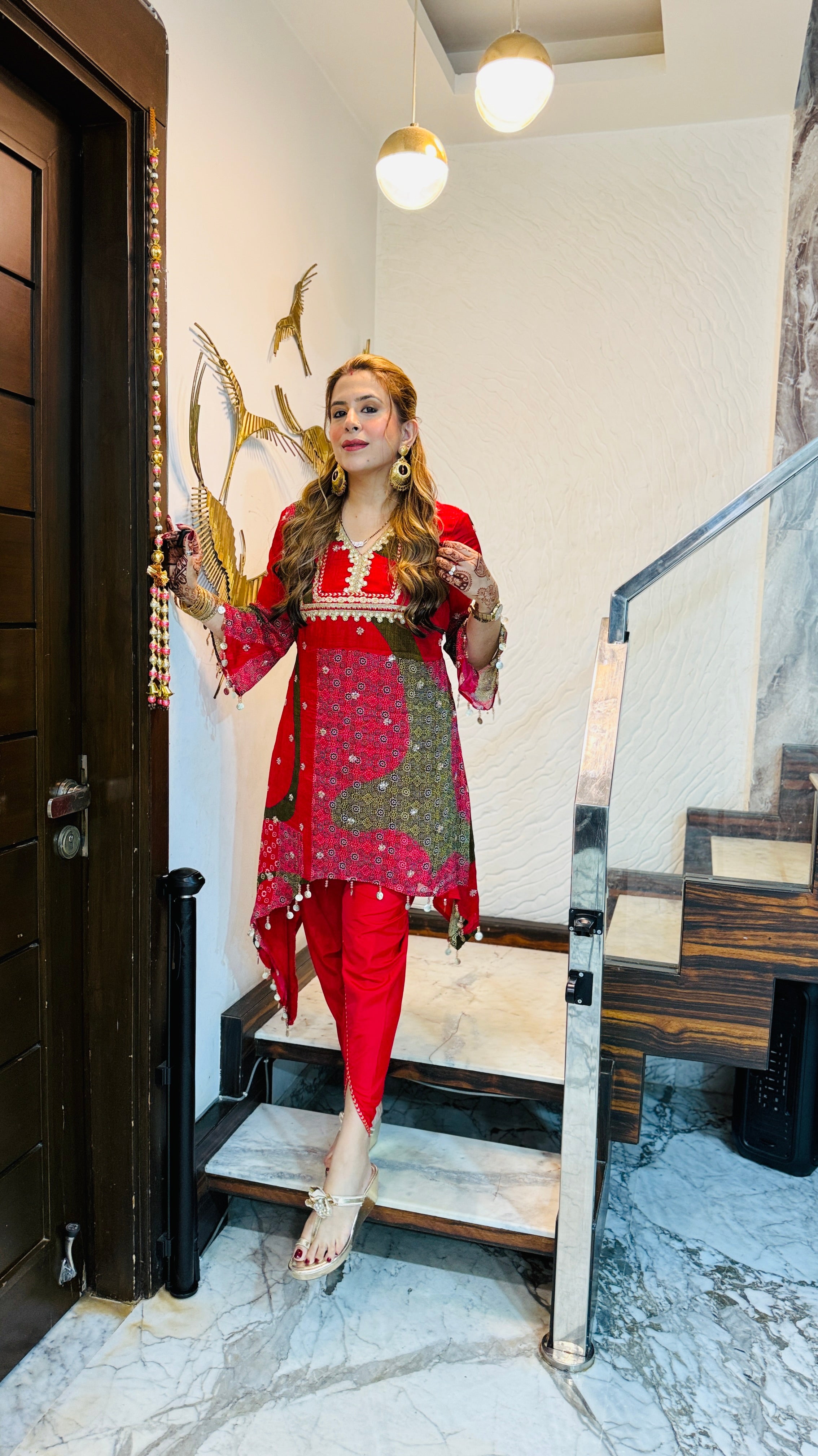 Vaishvi’s Sargi Look