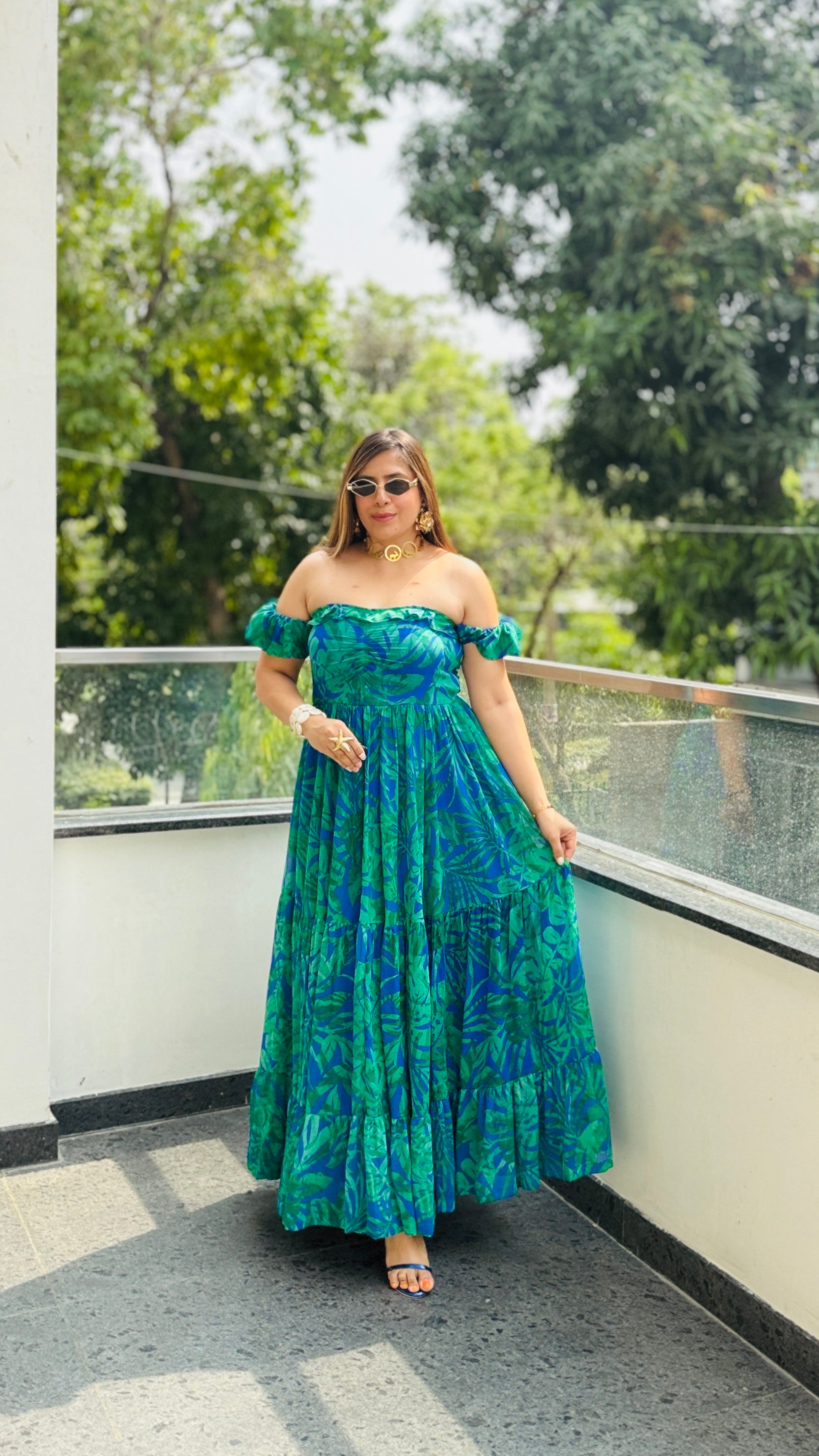 Coral Reef Maxi Dress