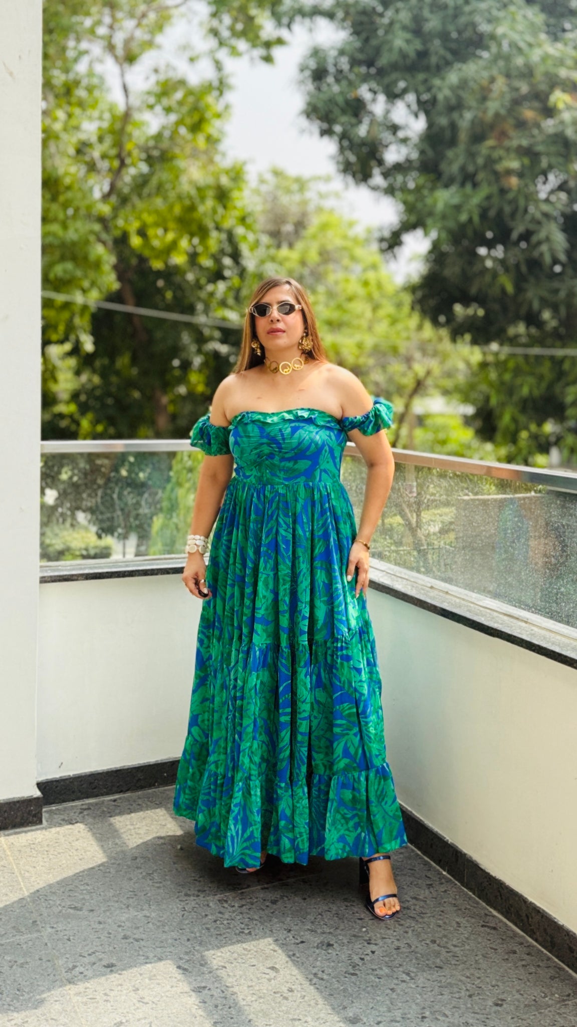 Coral Reef Maxi Dress