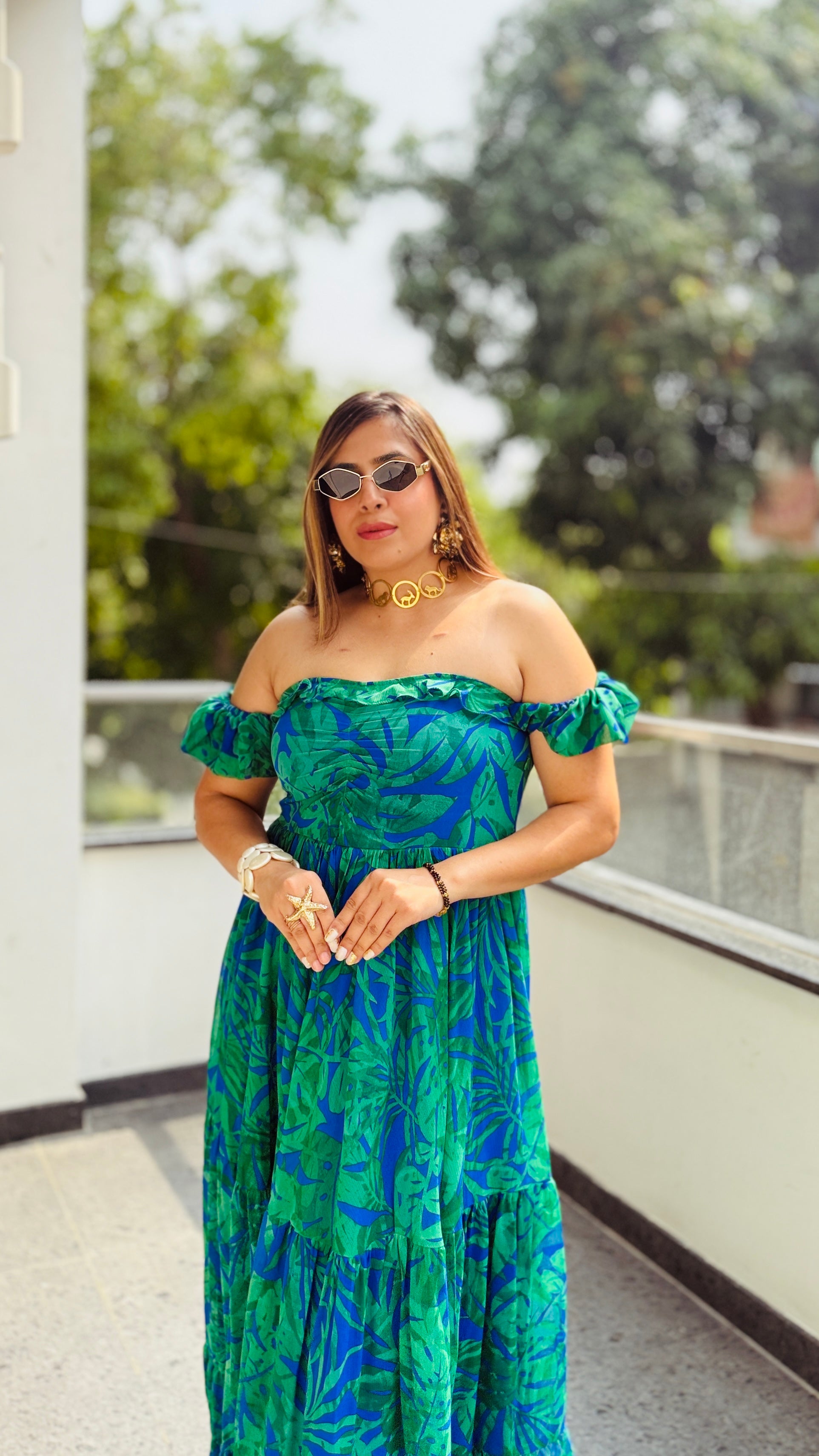 Coral Reef Maxi Dress