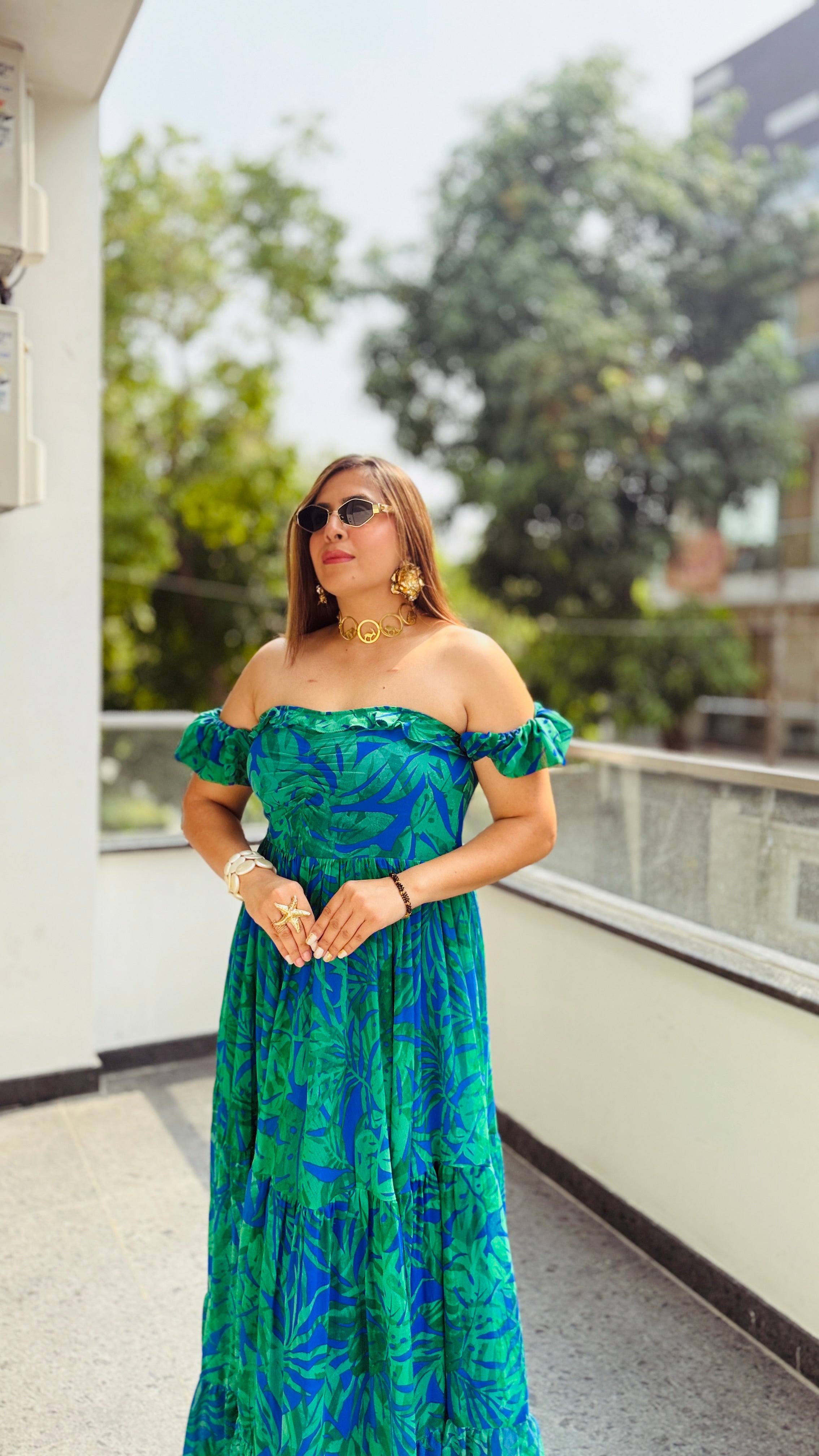 Coral Reef Maxi Dress