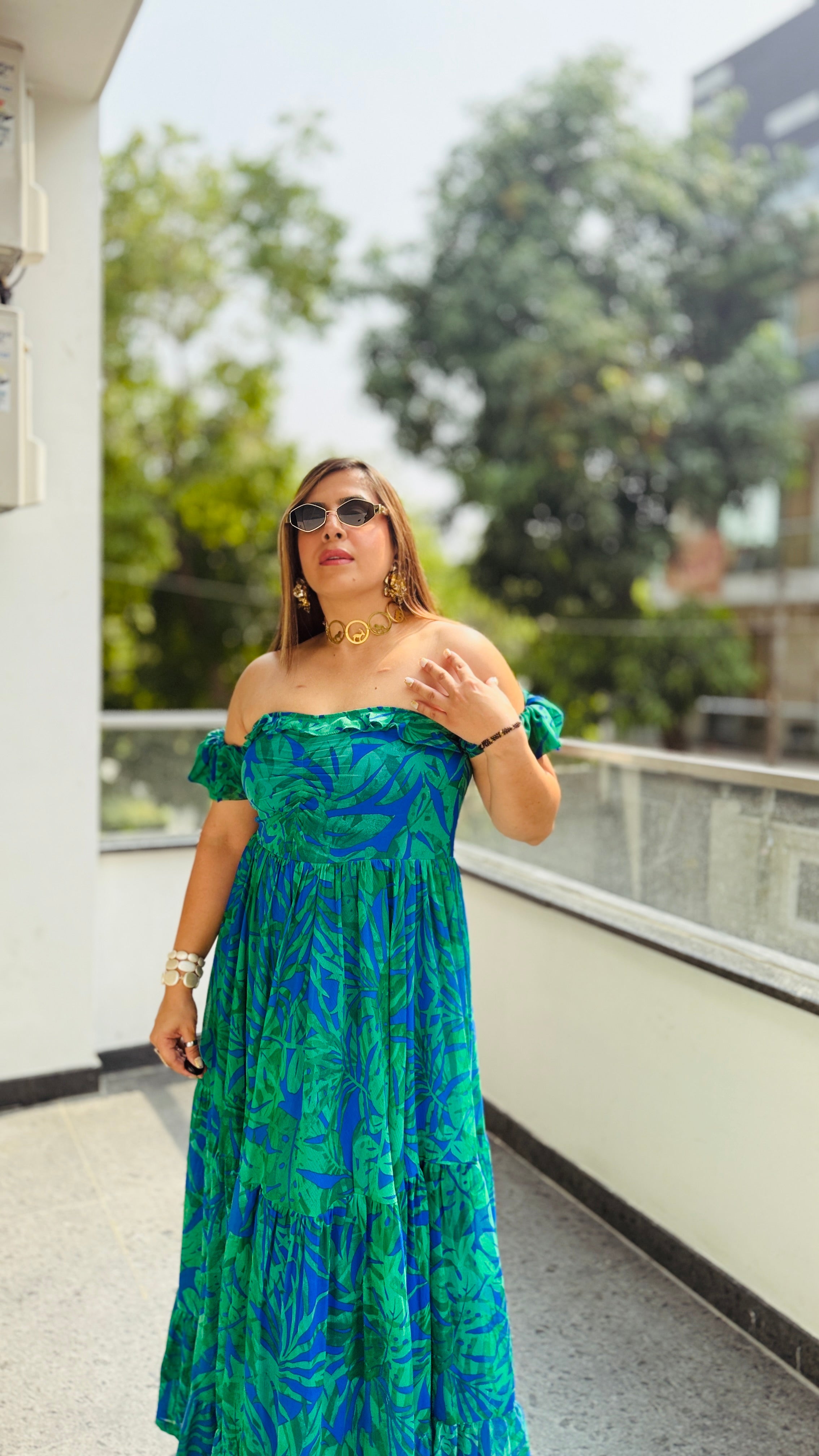 Coral Reef Maxi Dress