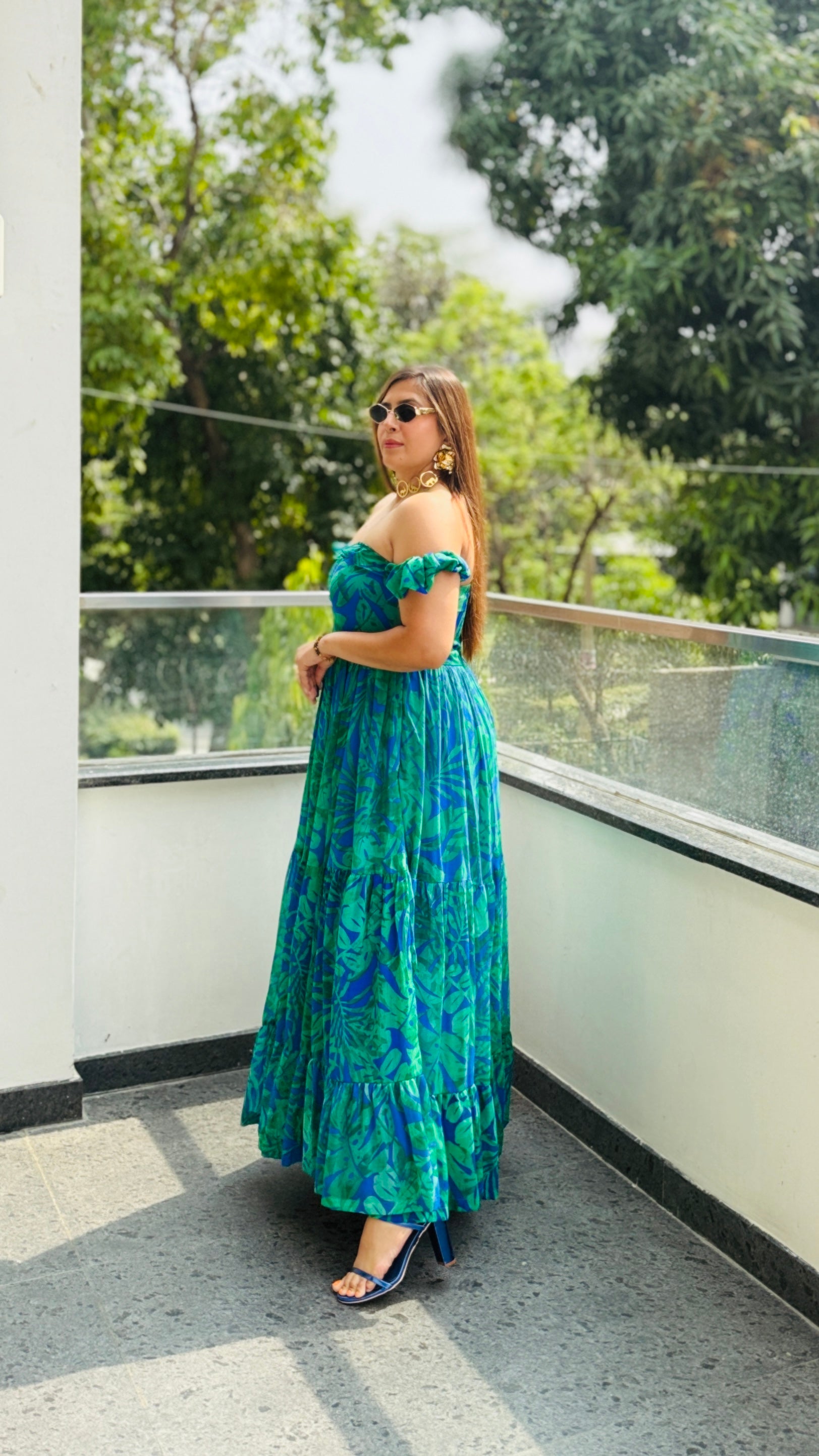 Coral Reef Maxi Dress