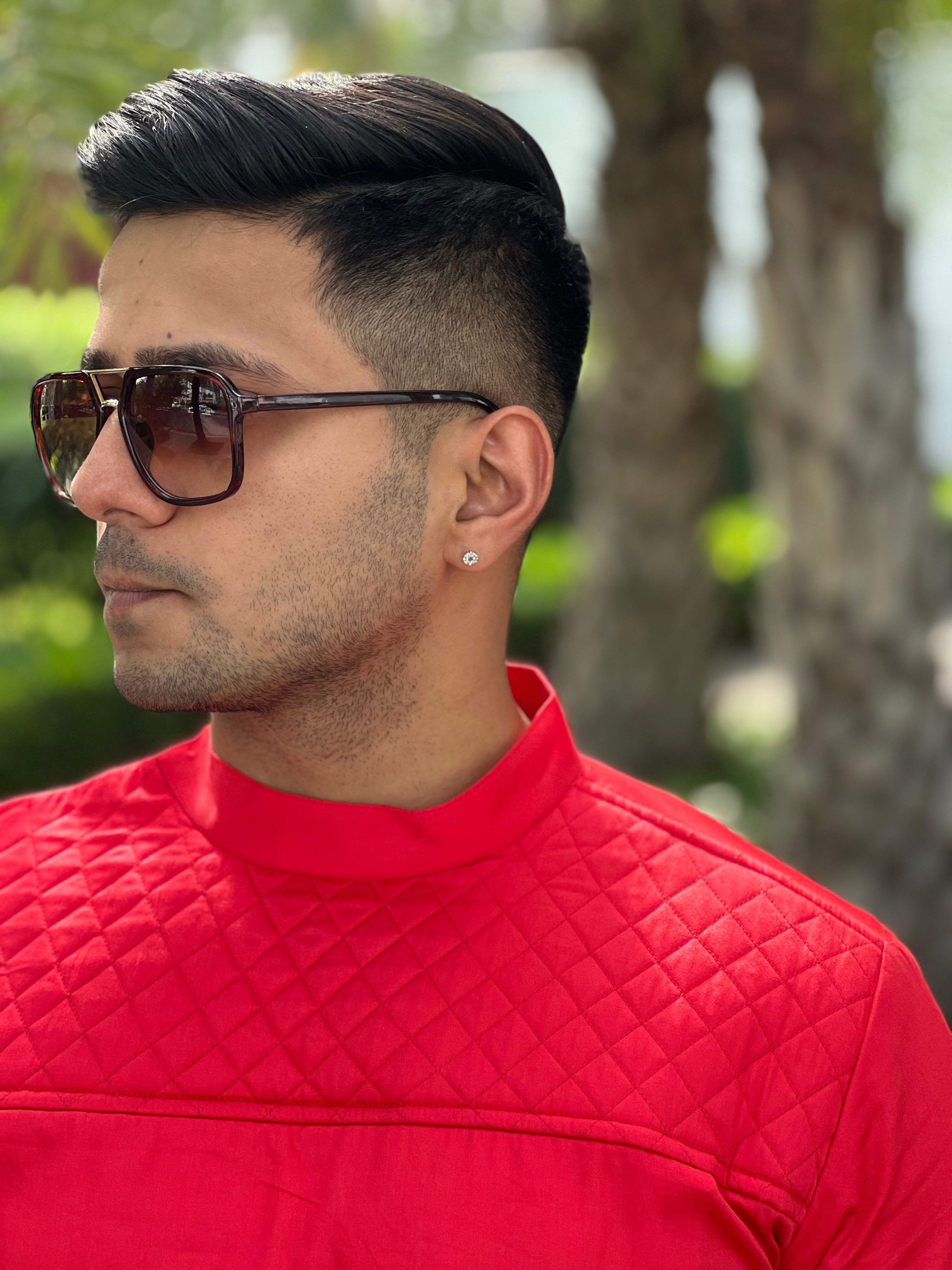 Crimson Red Menswear Kurta