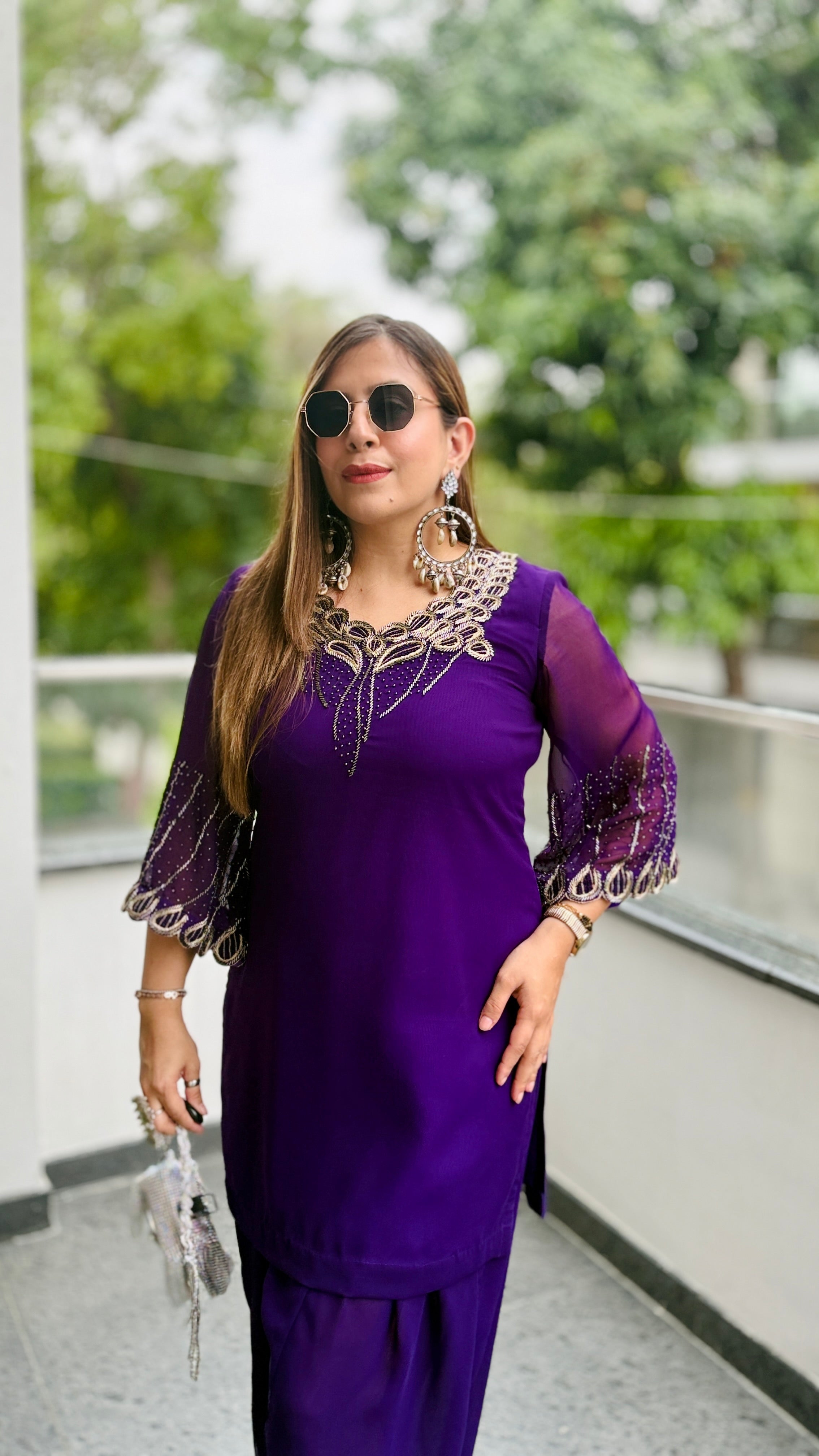 Purplicious Rakhi Farshi Salwar Co-Ord