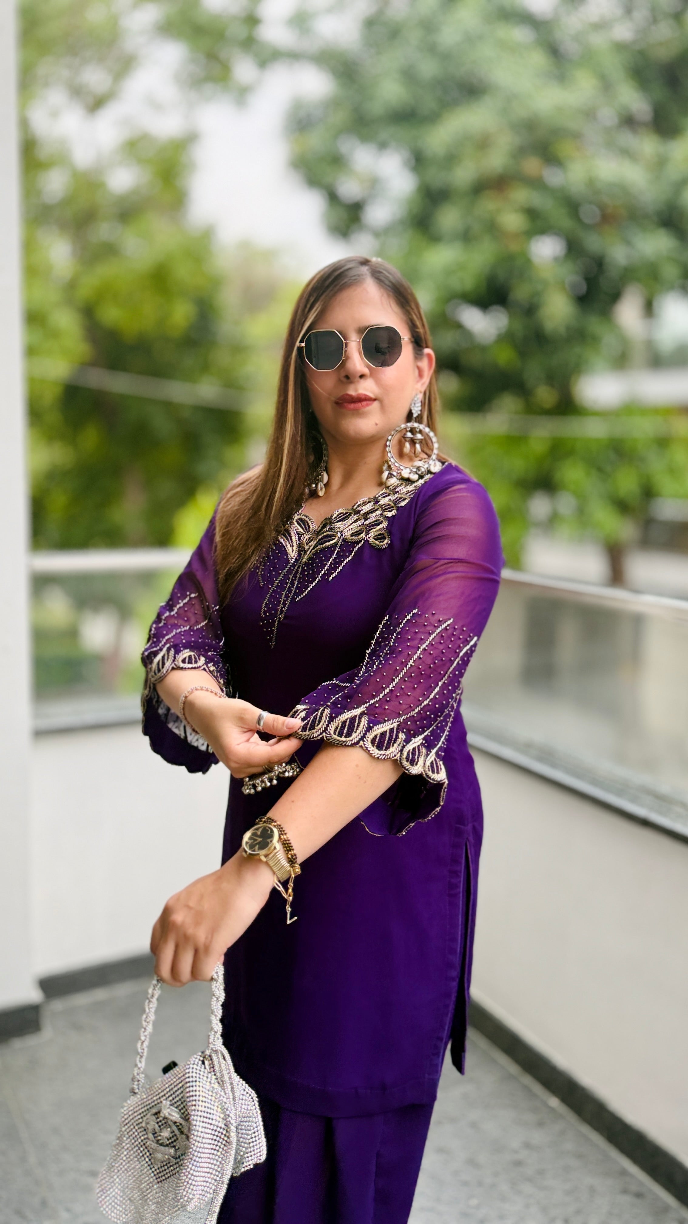 Purplicious Rakhi Farshi Salwar Co-Ord