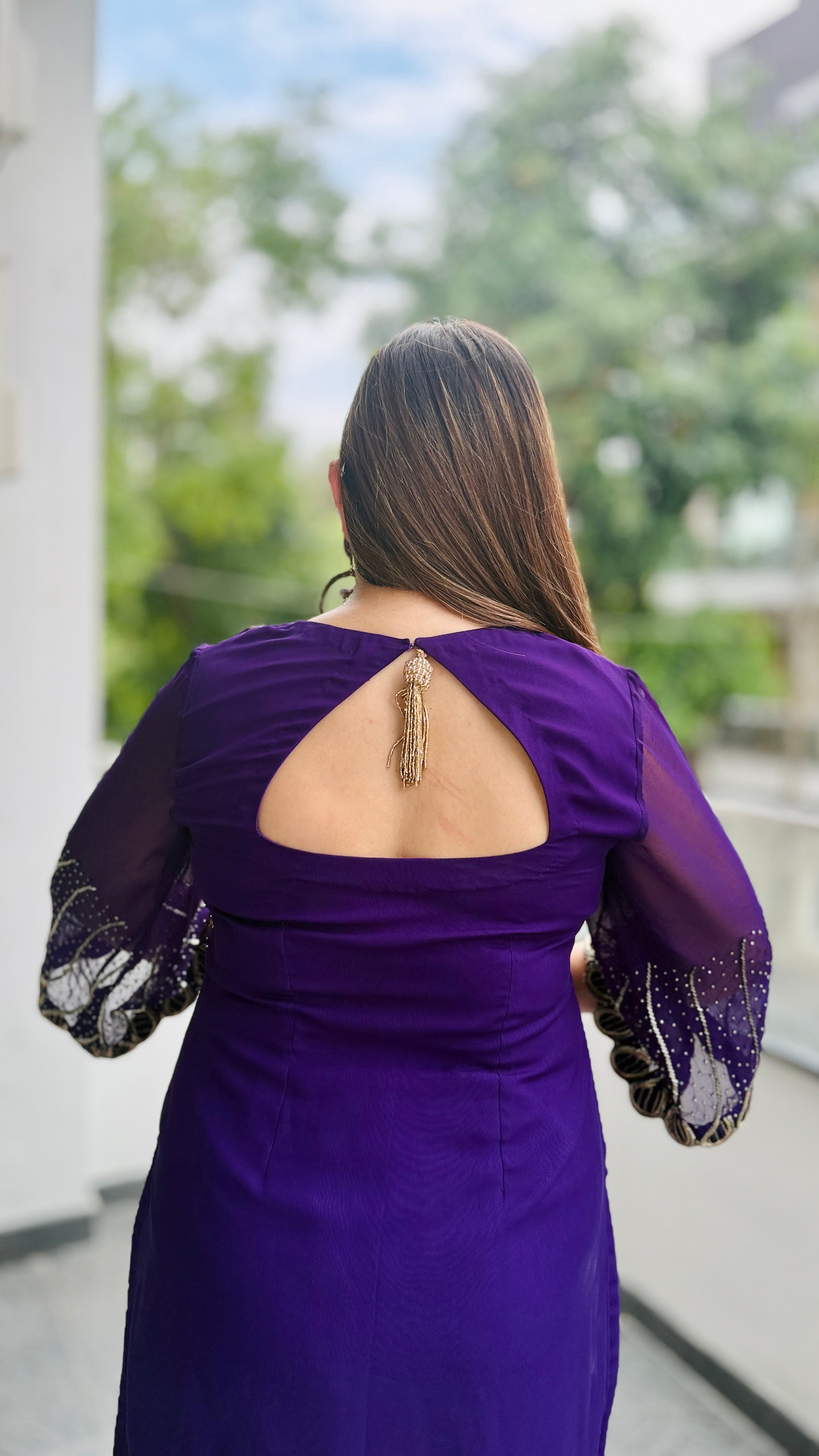 Purplicious Rakhi Farshi Salwar Co-Ord