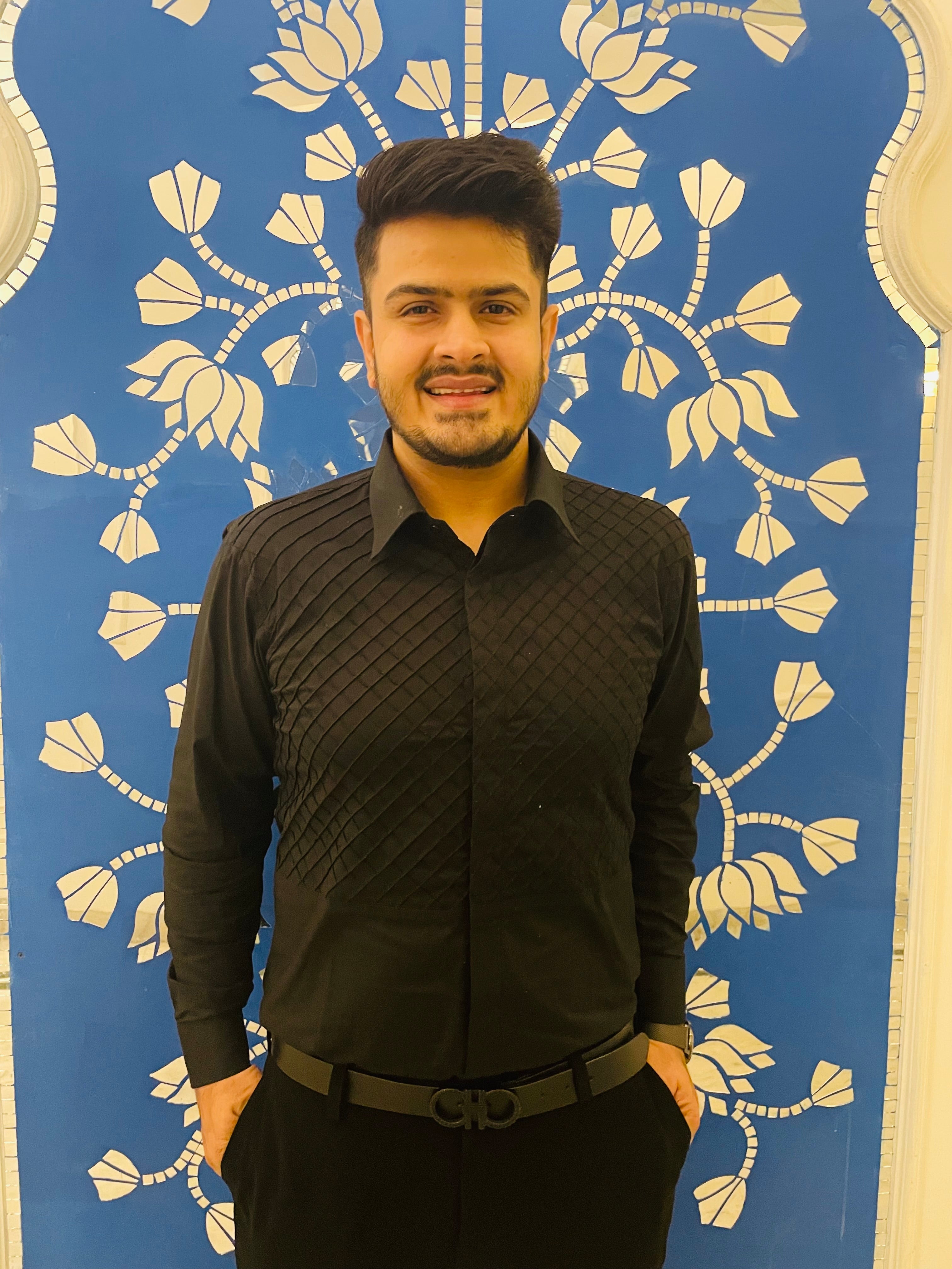 Menswear Black Tuxedo Shirt