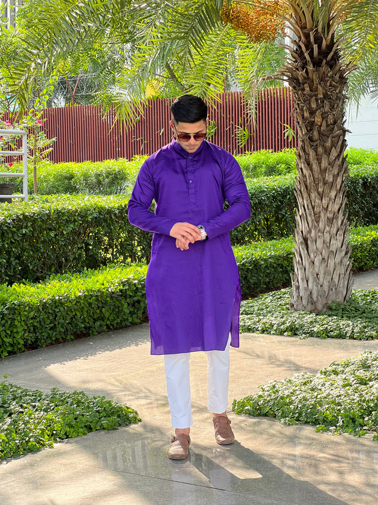 Purple Menswear Kurta