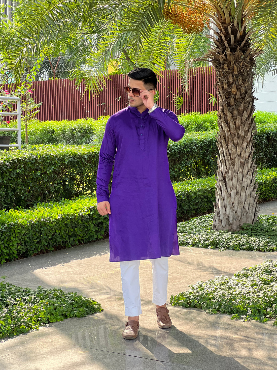 Purple Menswear Kurta
