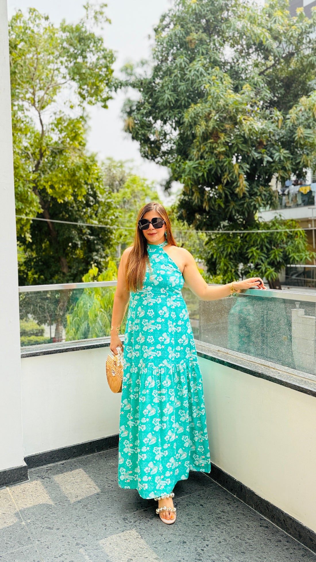 Teal Blooming Bouquet