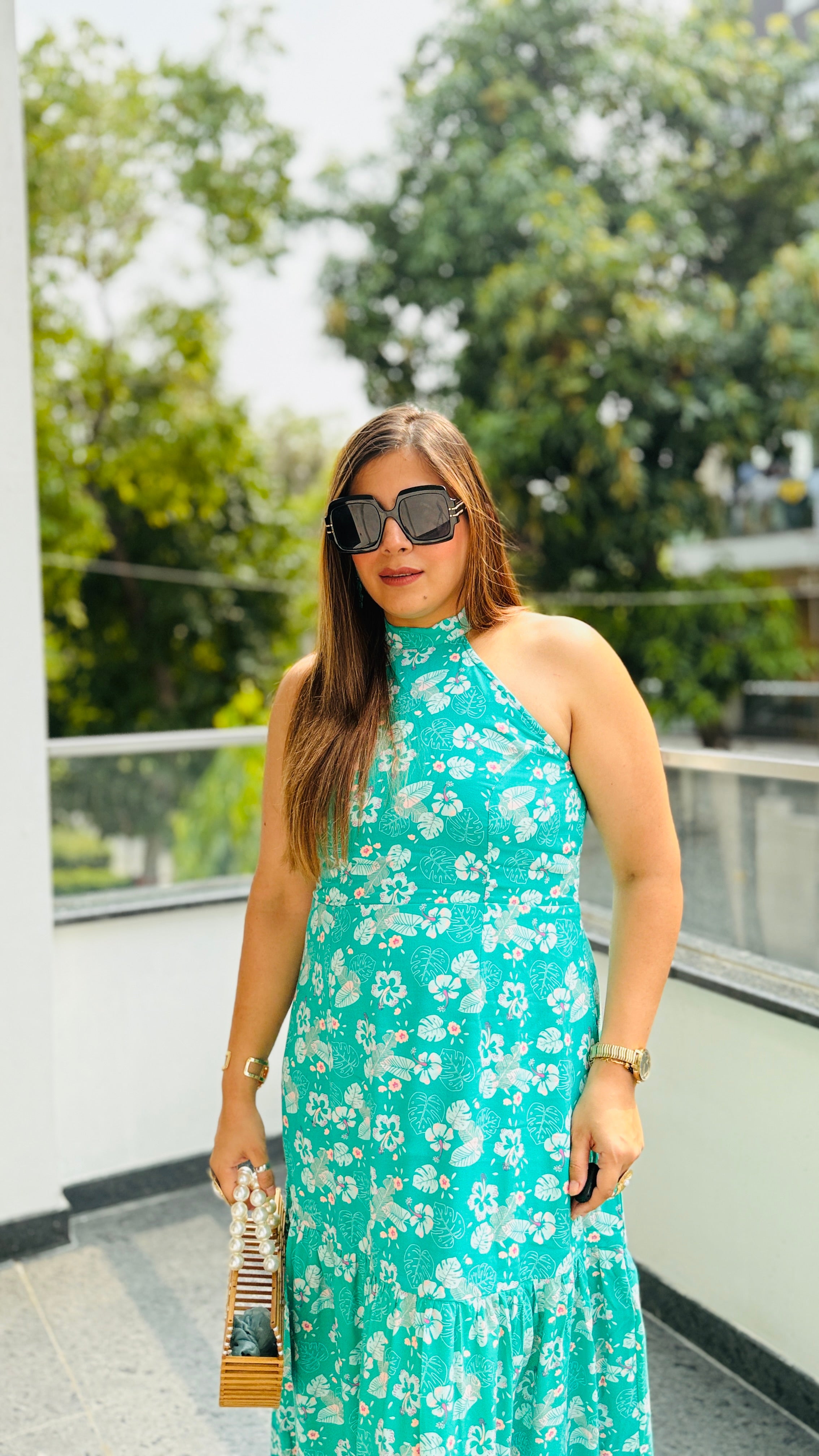 Teal Blooming Bouquet