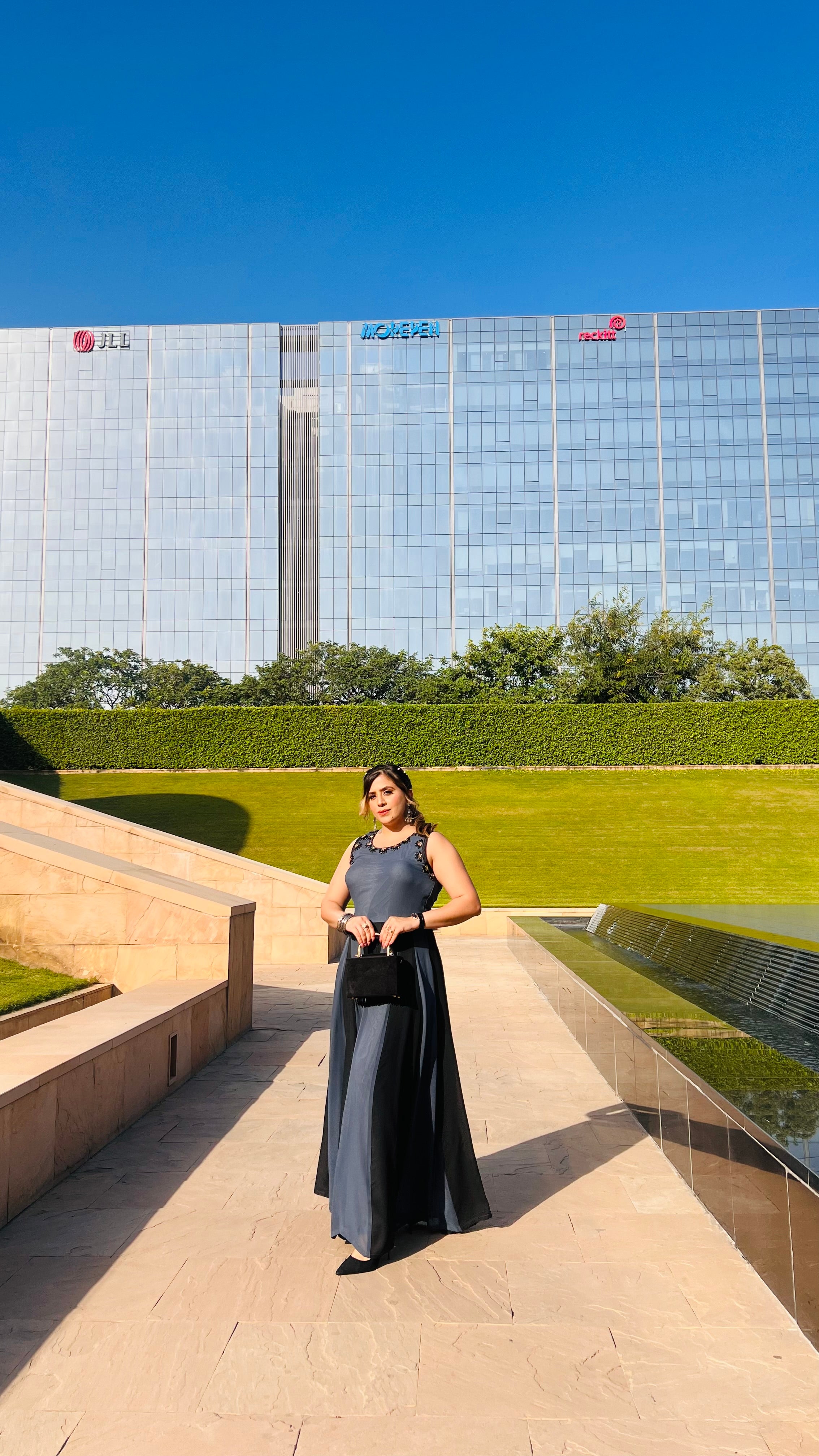 Black & Grey Jumpsuit