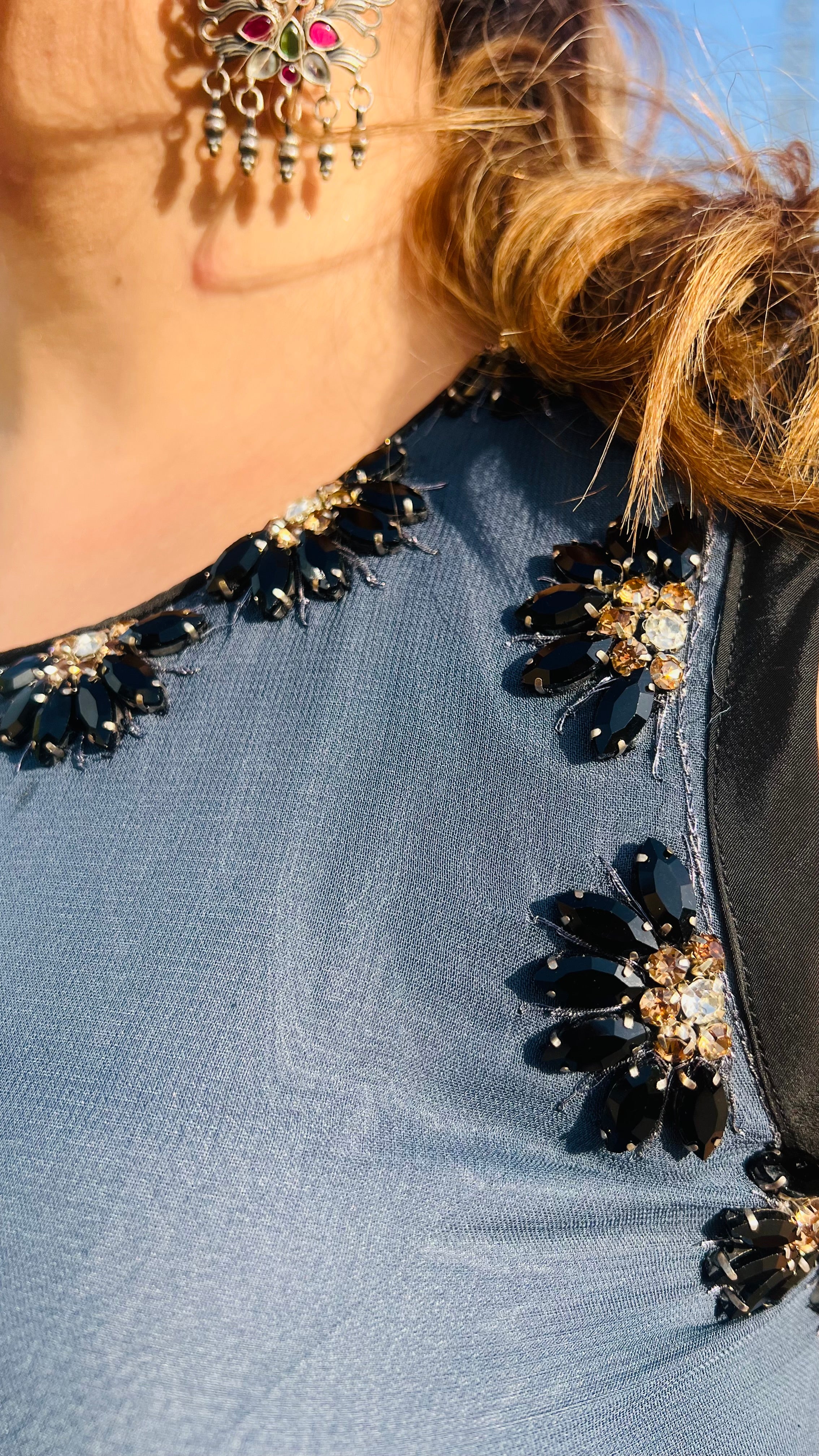 Black & Grey Jumpsuit