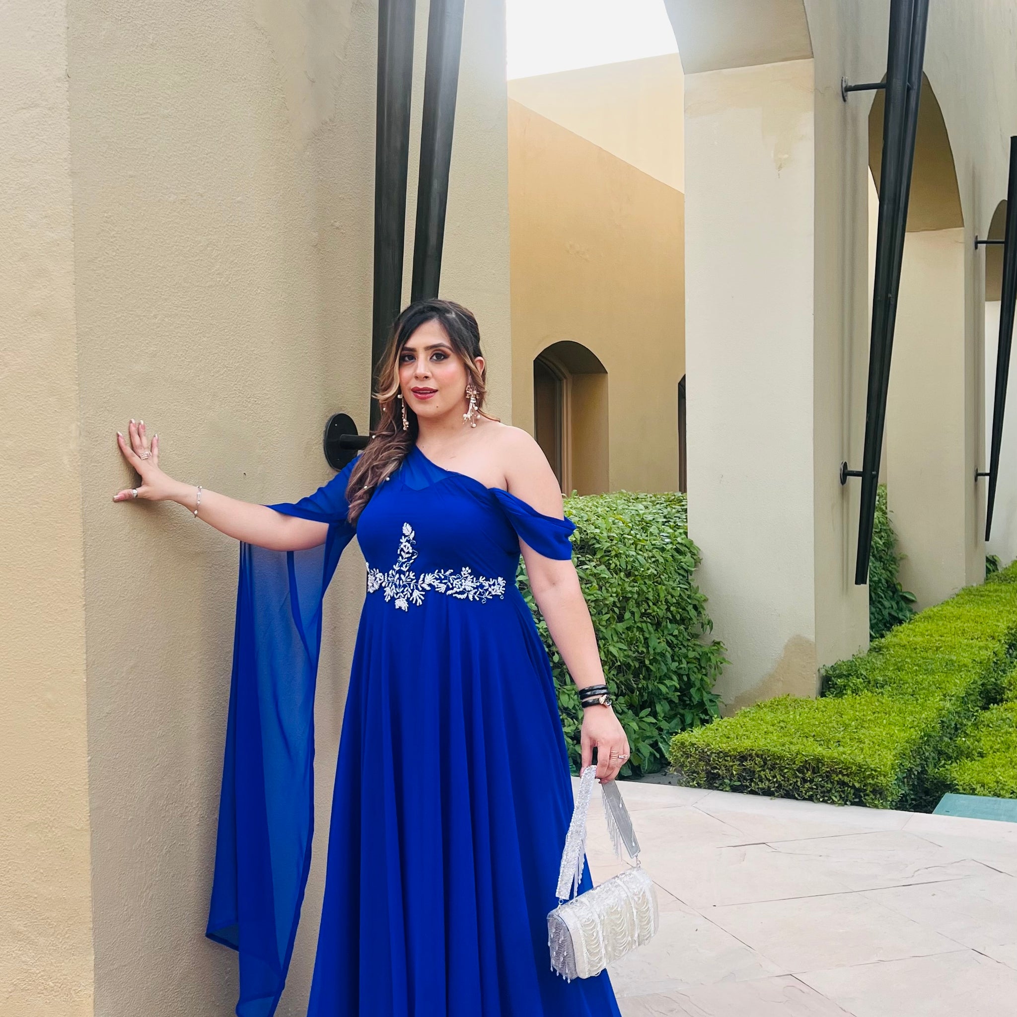 Royal Blue Festive Gown