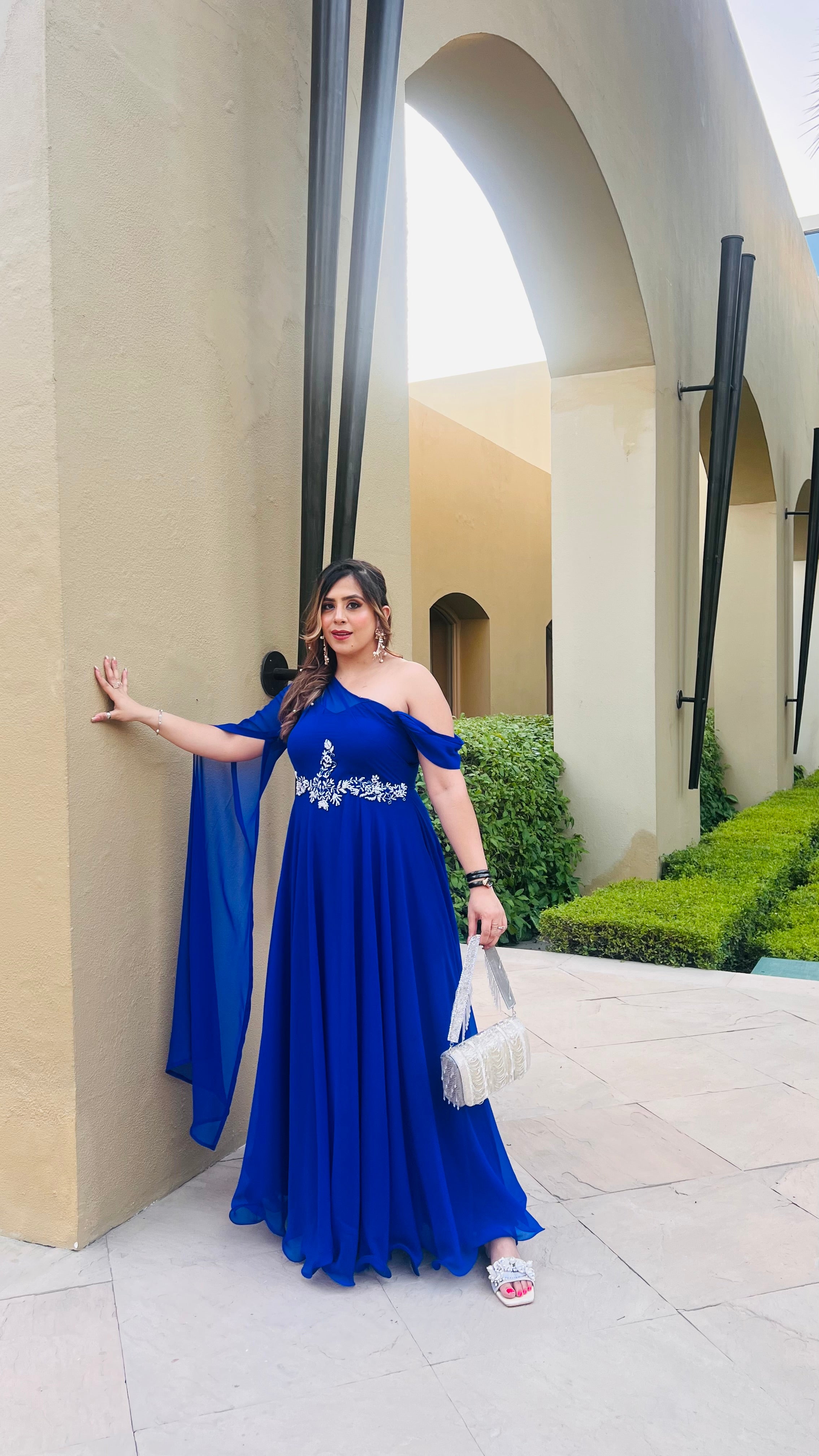 Royal Blue Festive Gown
