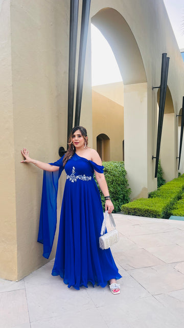 Royal Blue Festive Gown