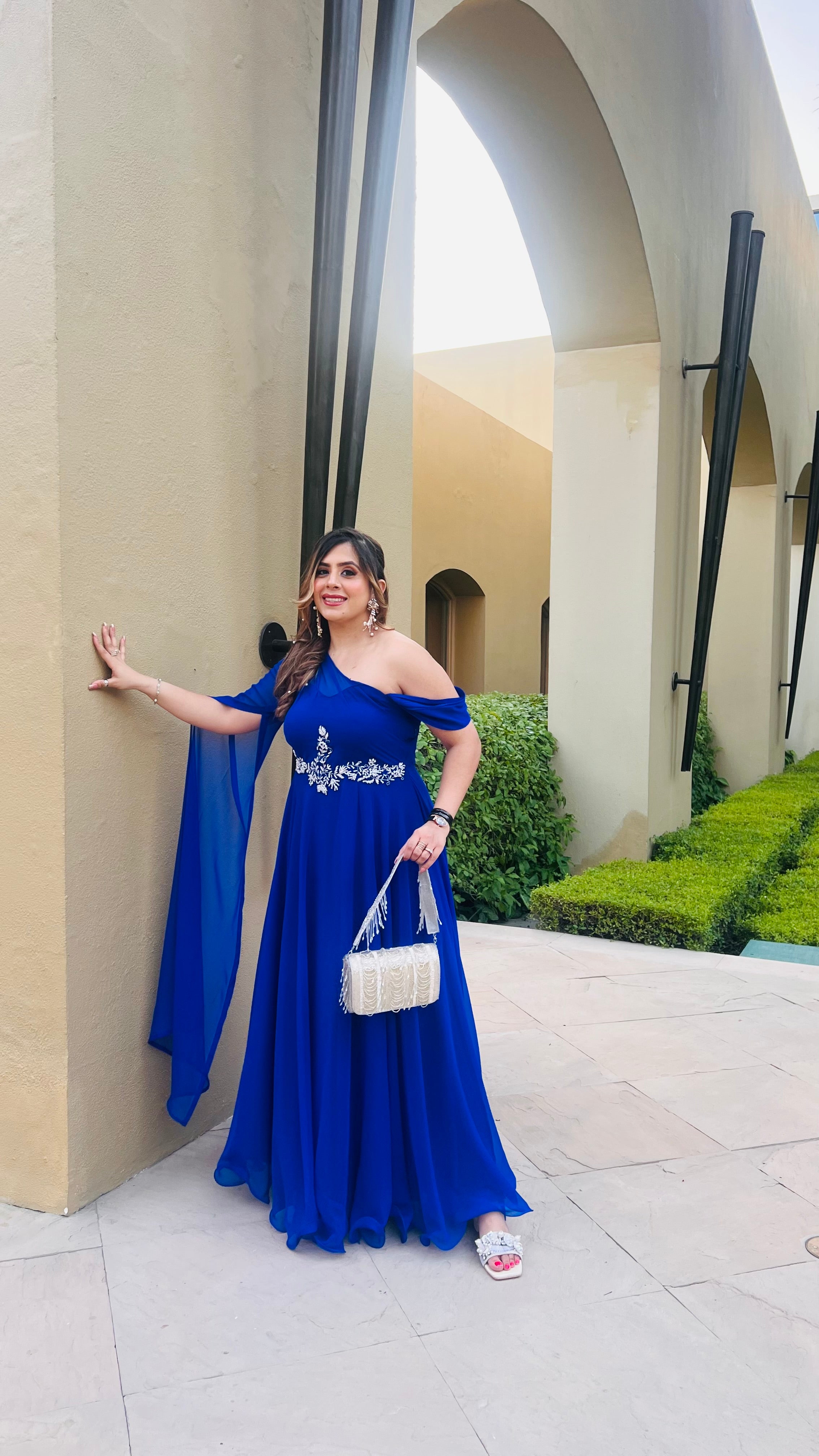 Royal Blue Festive Gown