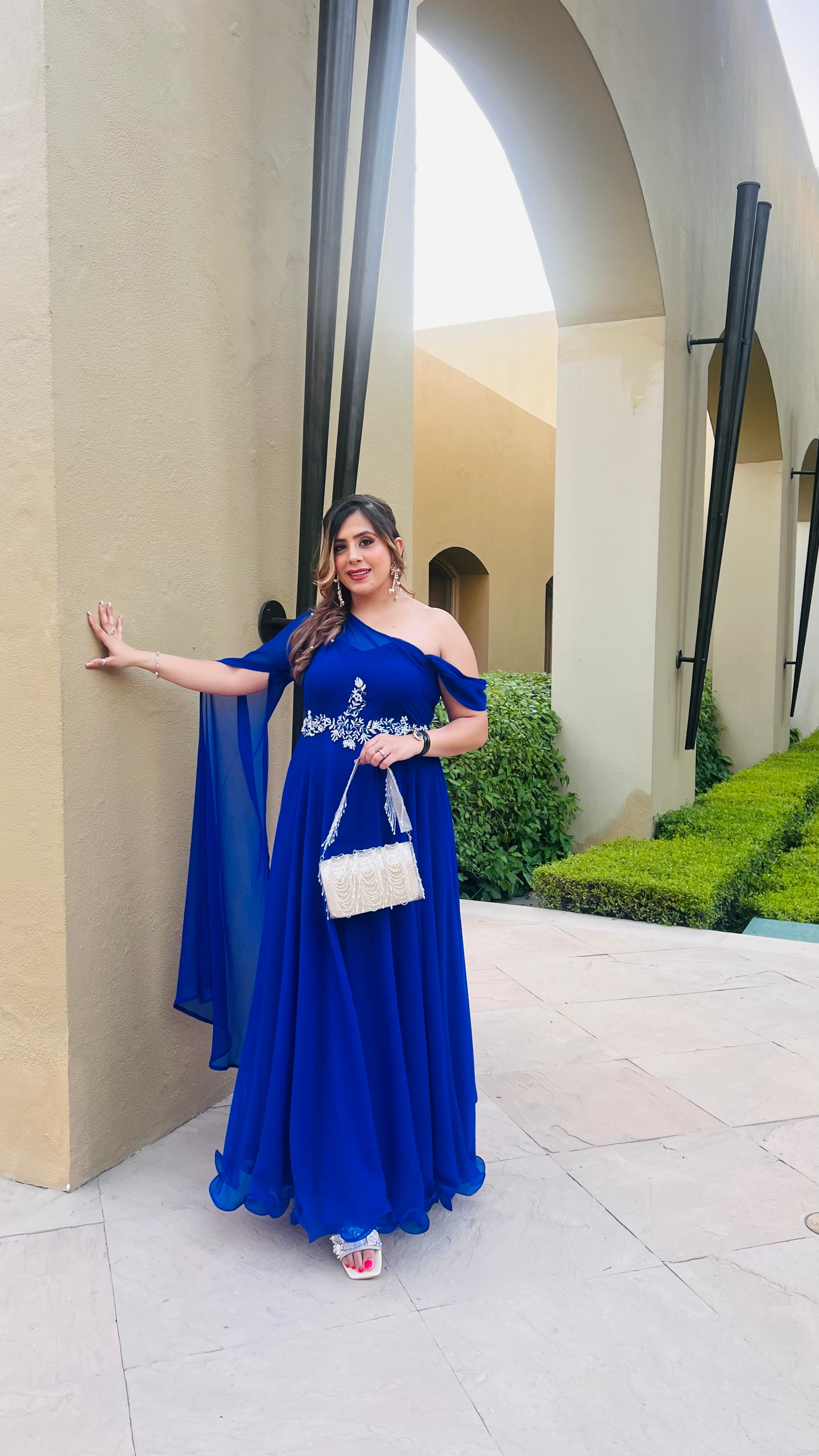Royal Blue Festive Gown