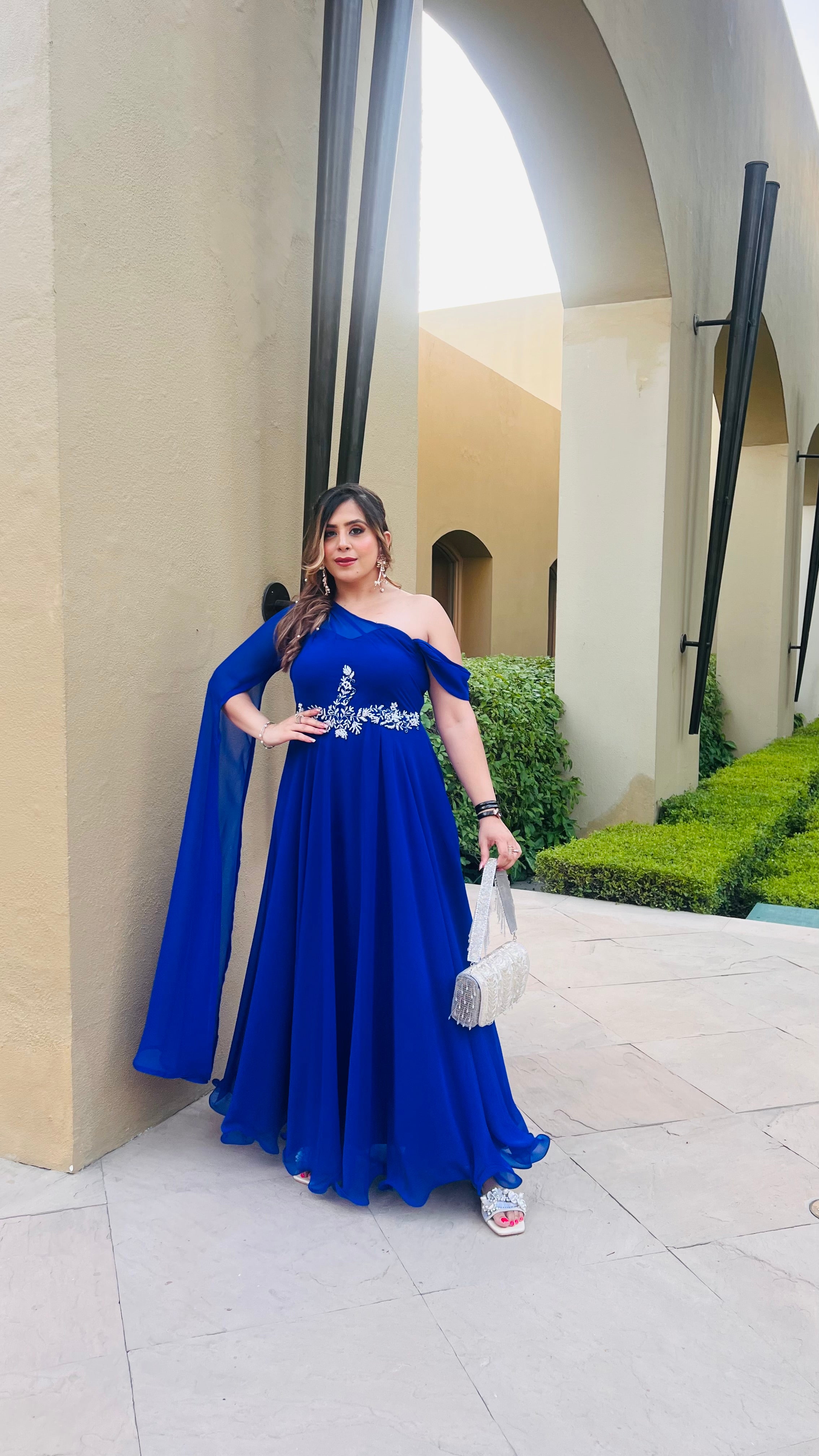 Royal Blue Festive Gown