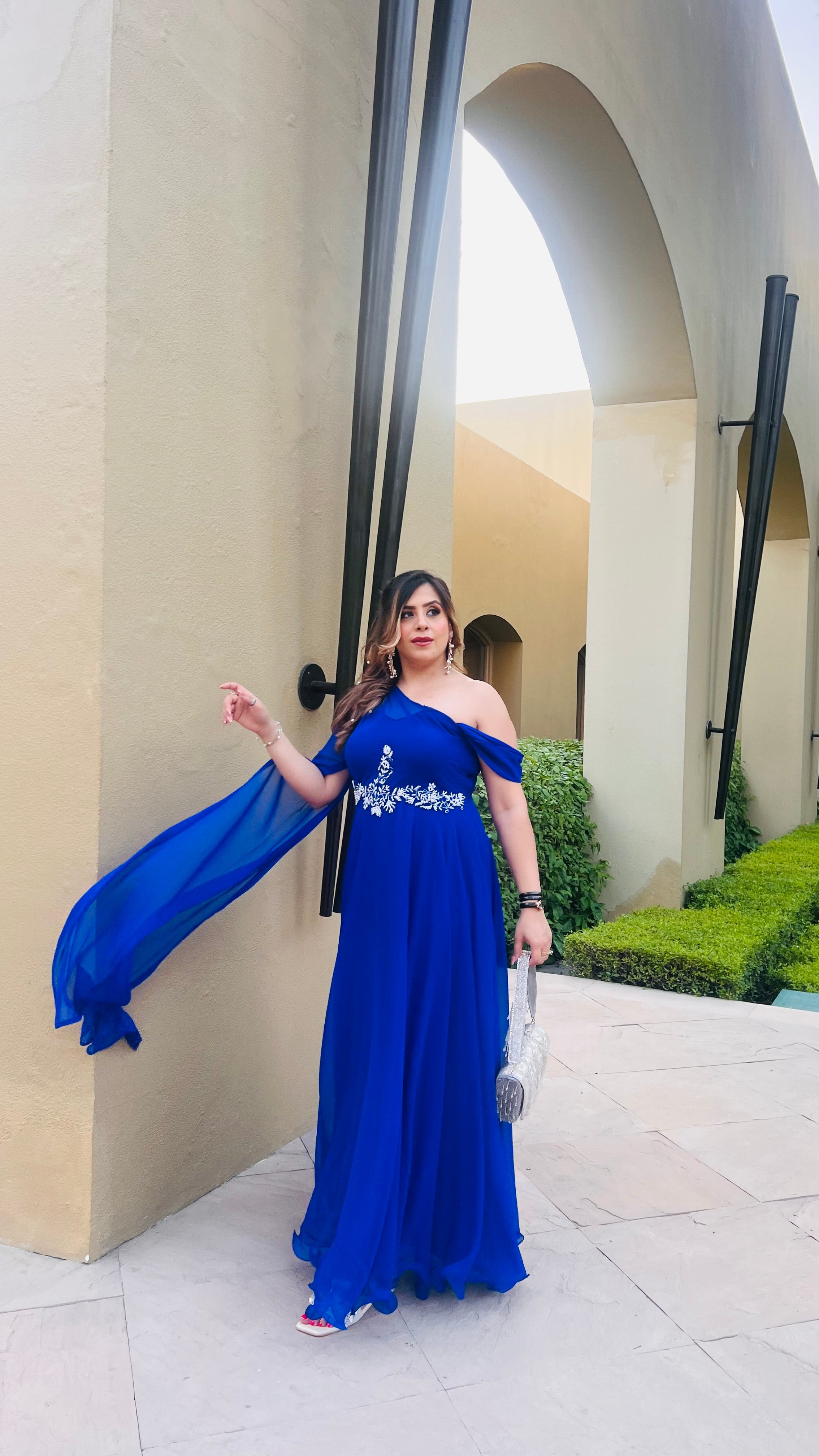 Royal Blue Festive Gown