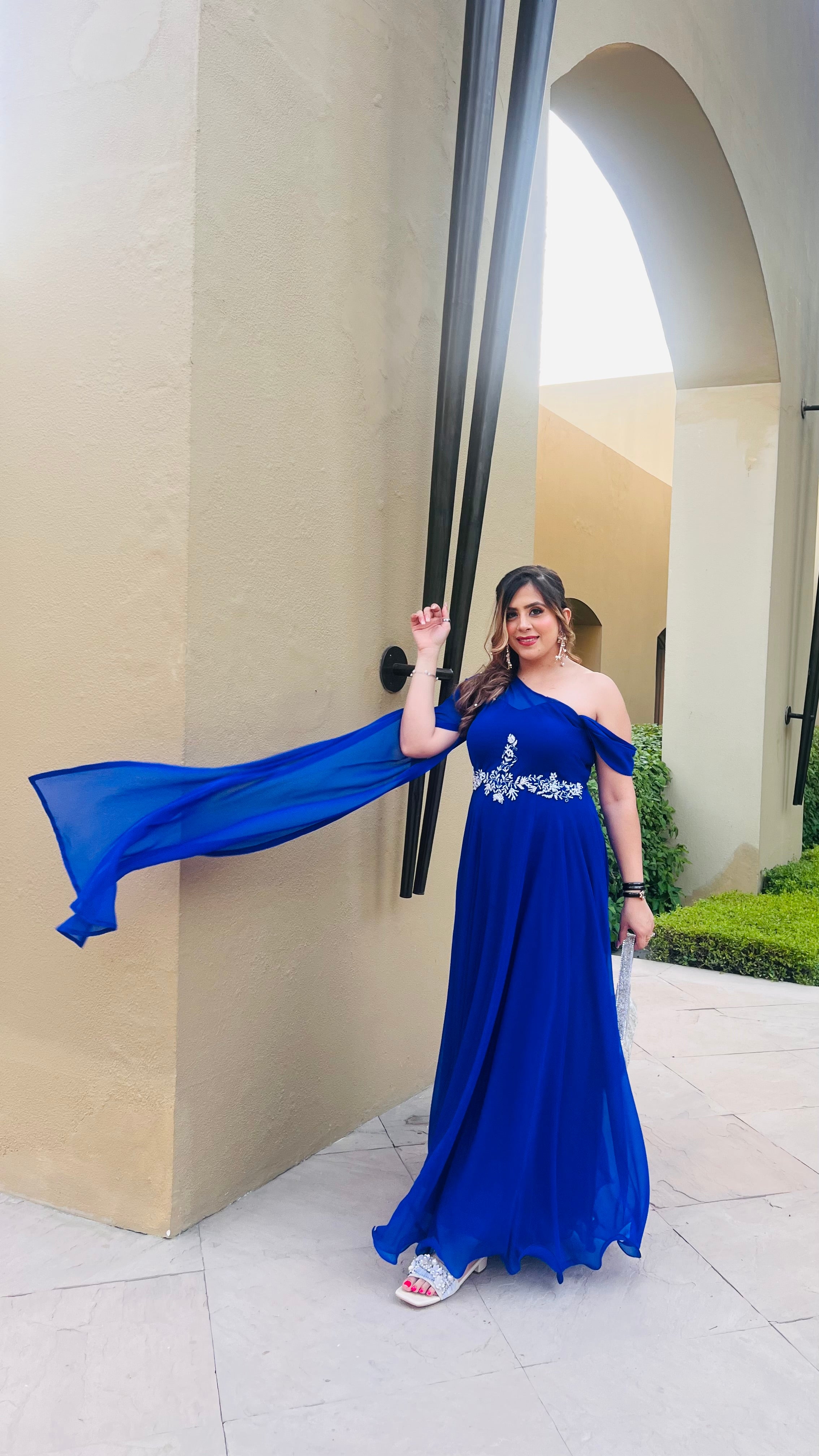 Royal Blue Festive Gown
