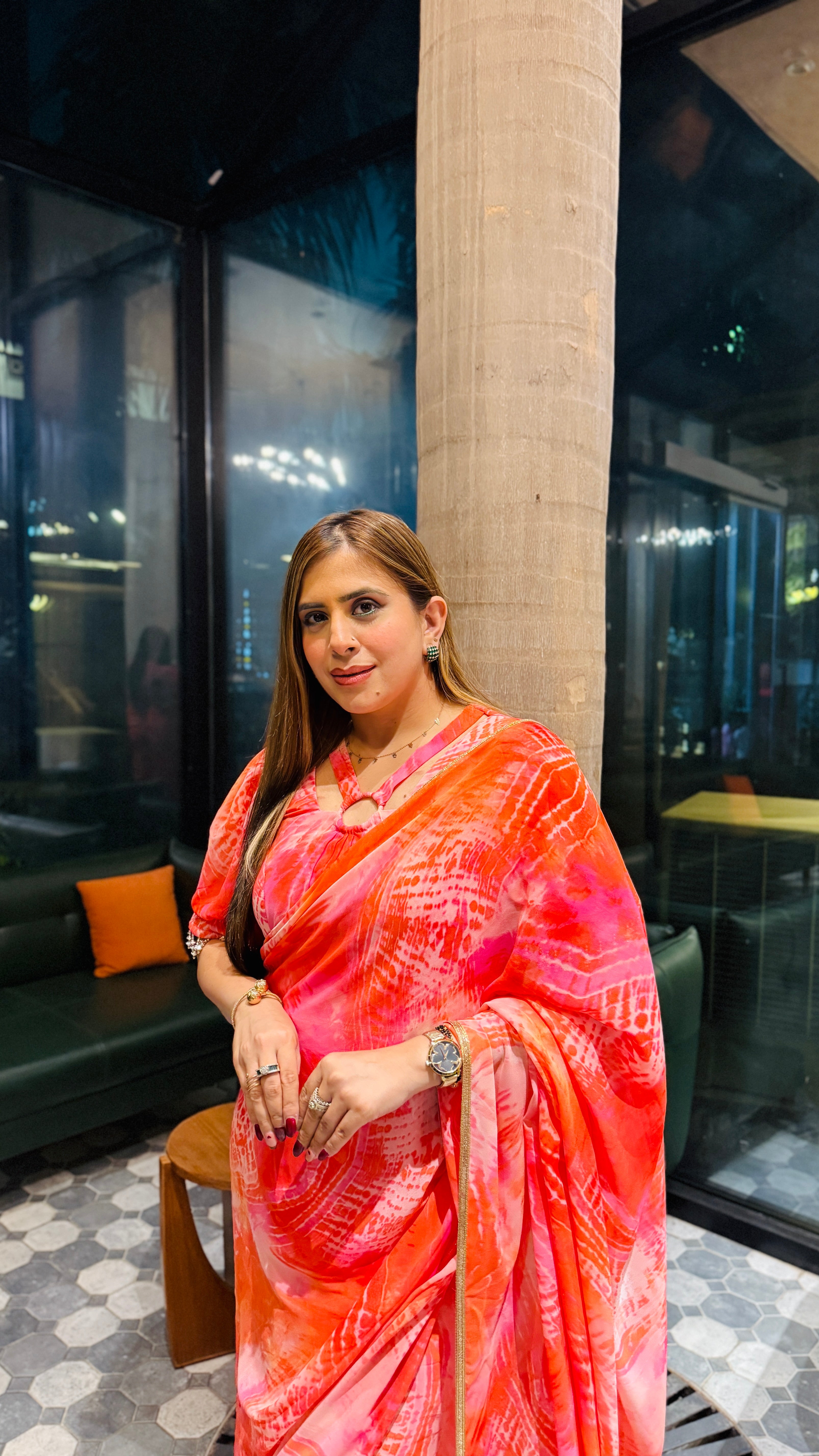 Pink Salt Maxi Saree