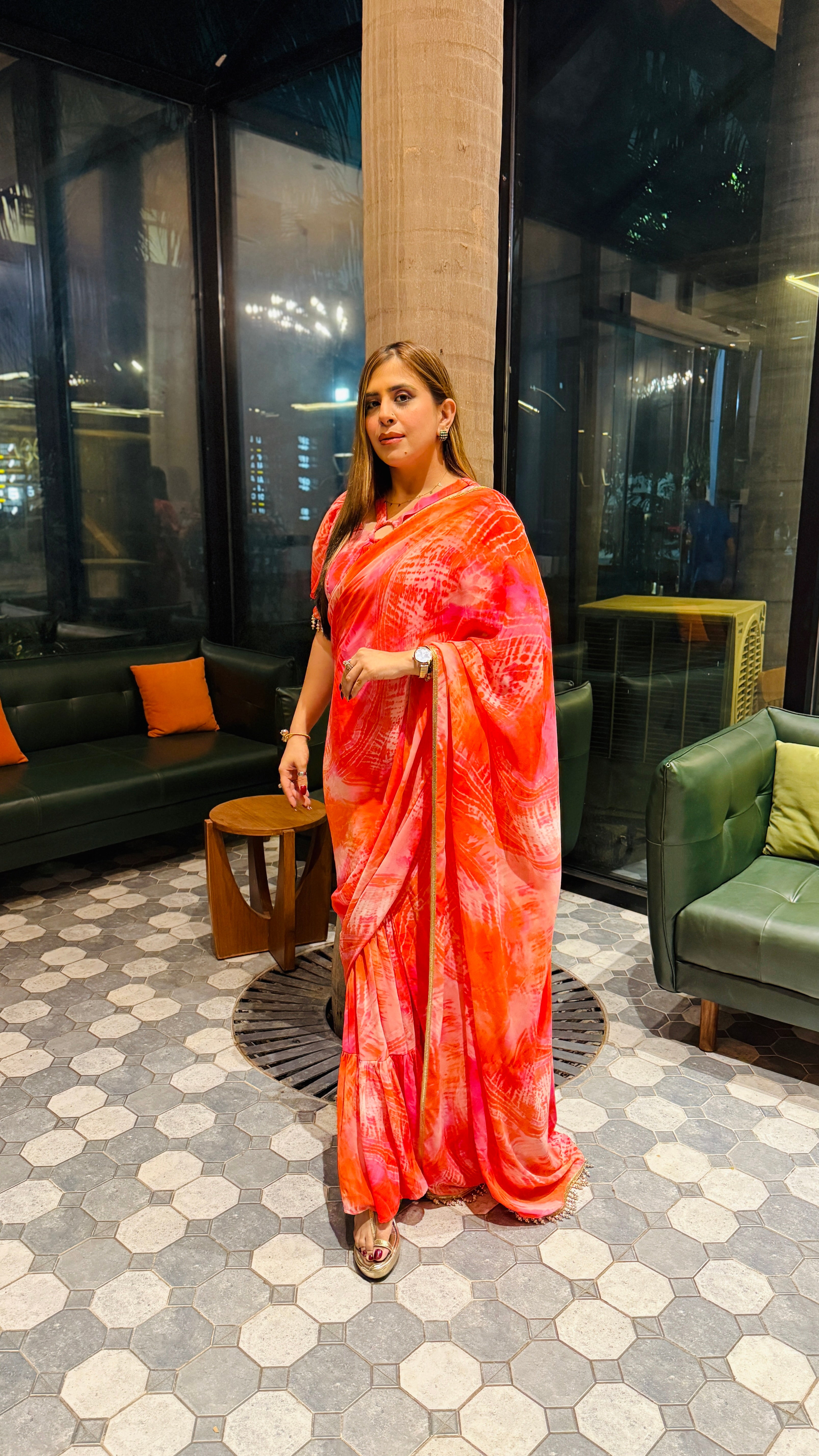 Pink Salt Maxi Saree
