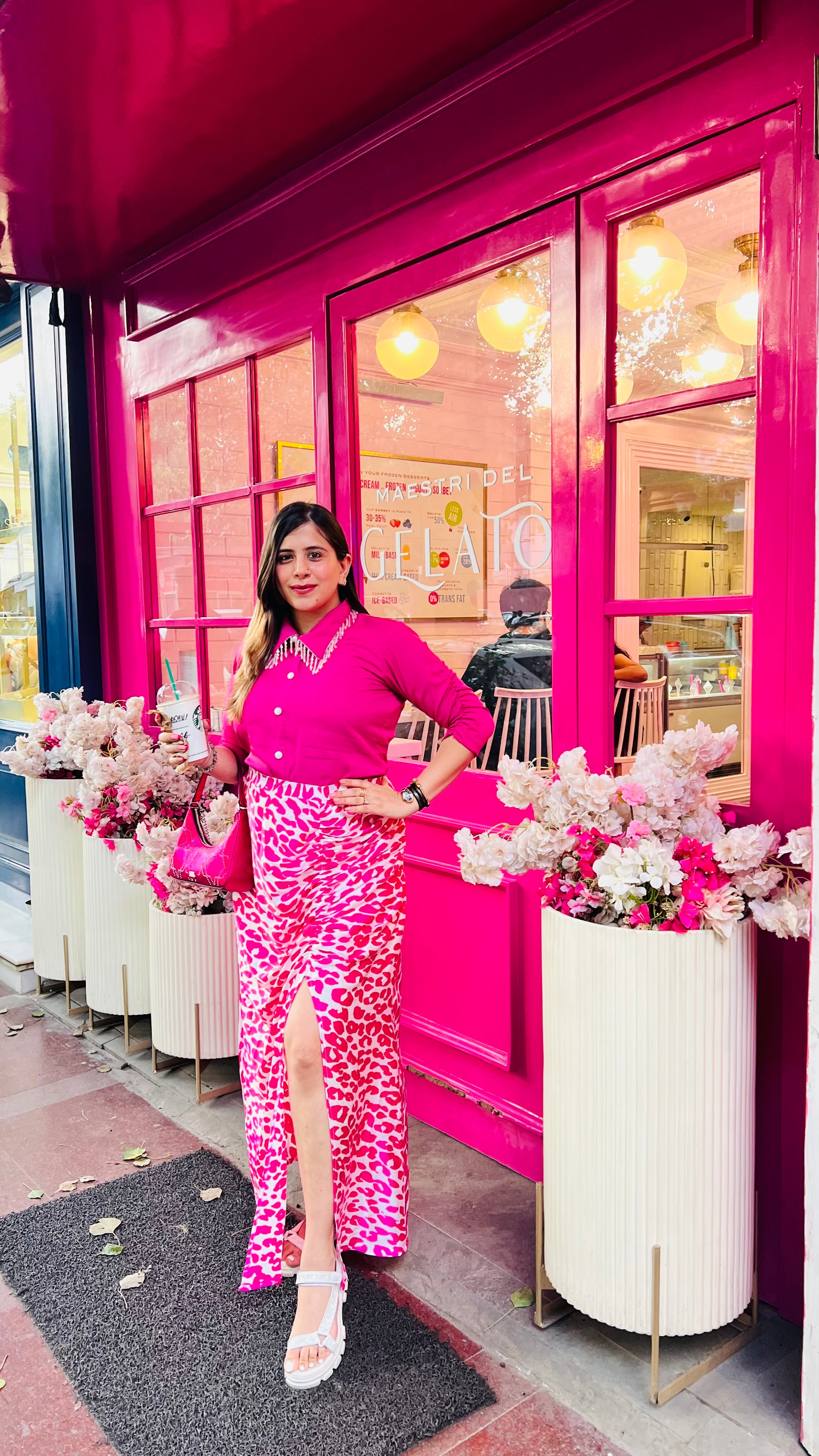 Hot Pink Cheetah Skorts Co-Ord