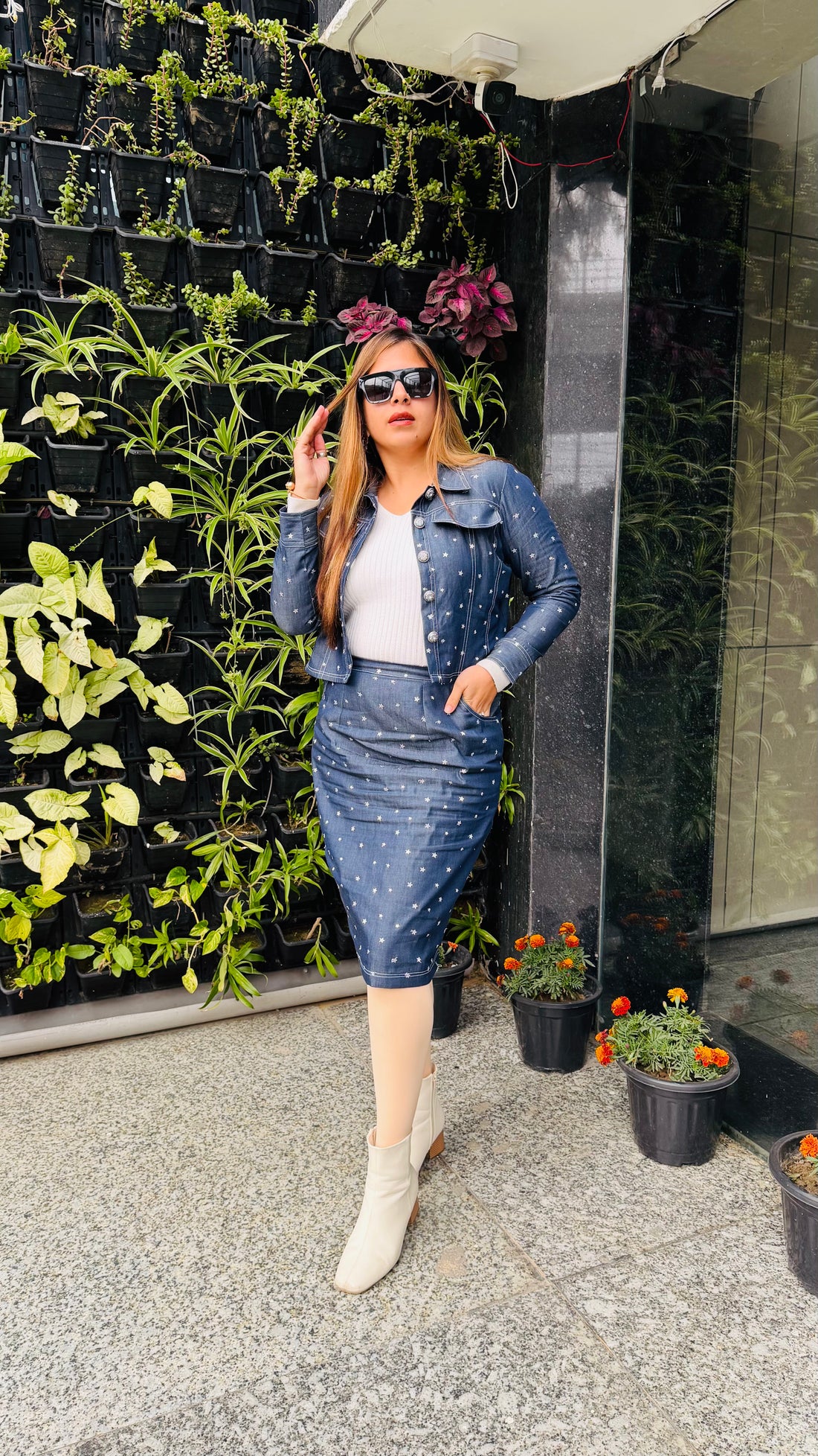 Star Girl Denim Co-ord