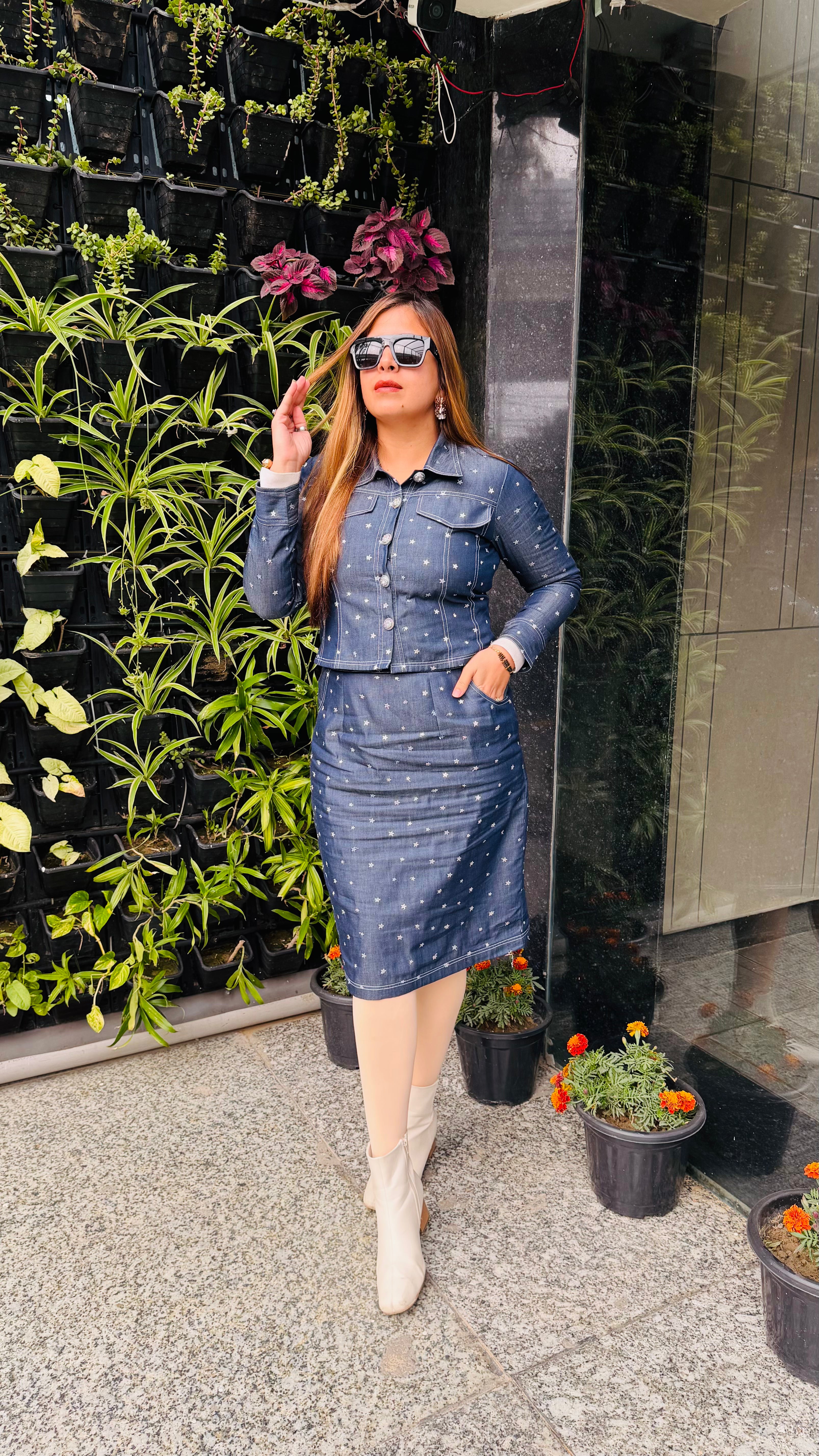 Star Girl Denim Co-ord