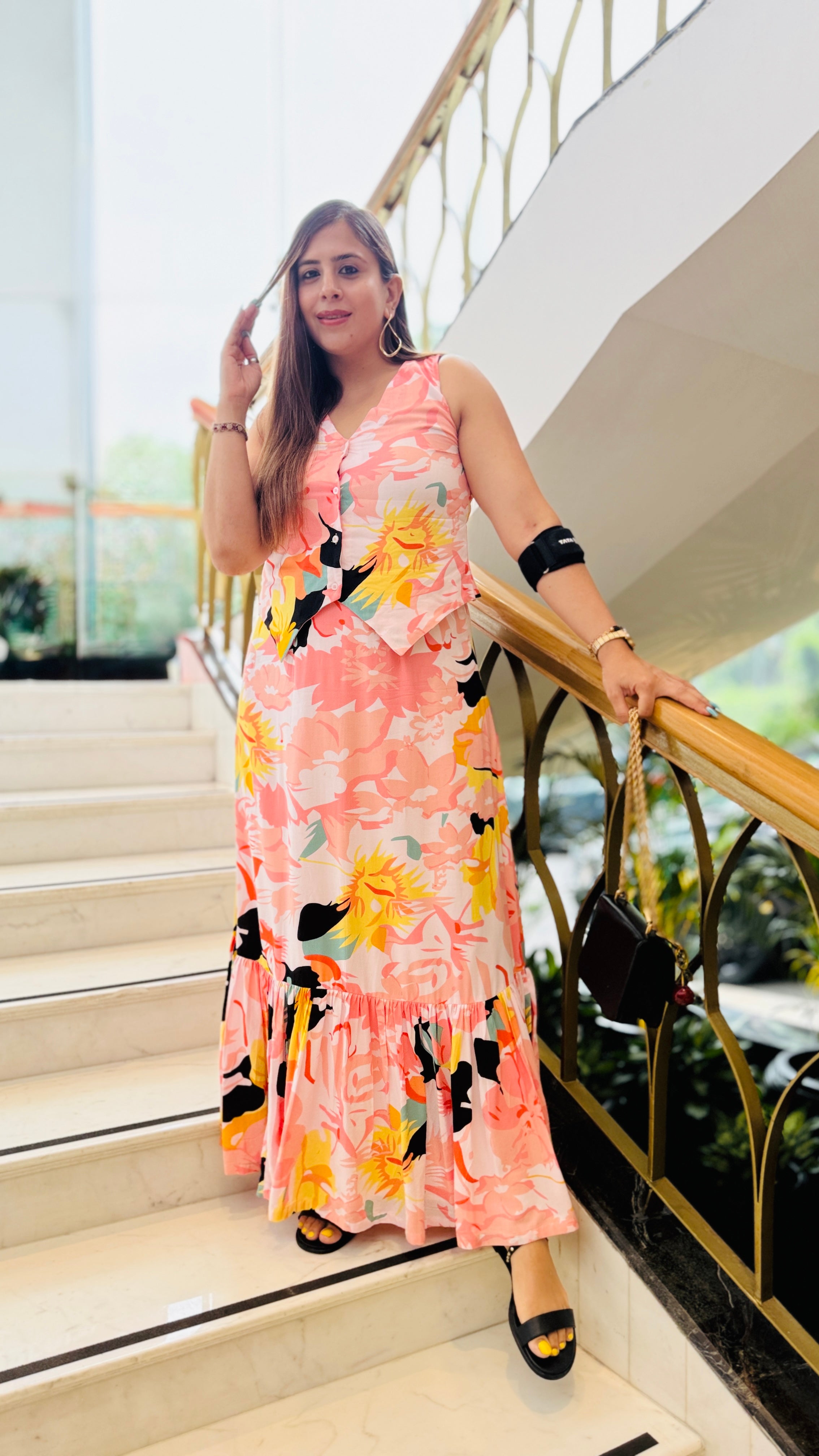 Peach Please Skirt Co-Ord