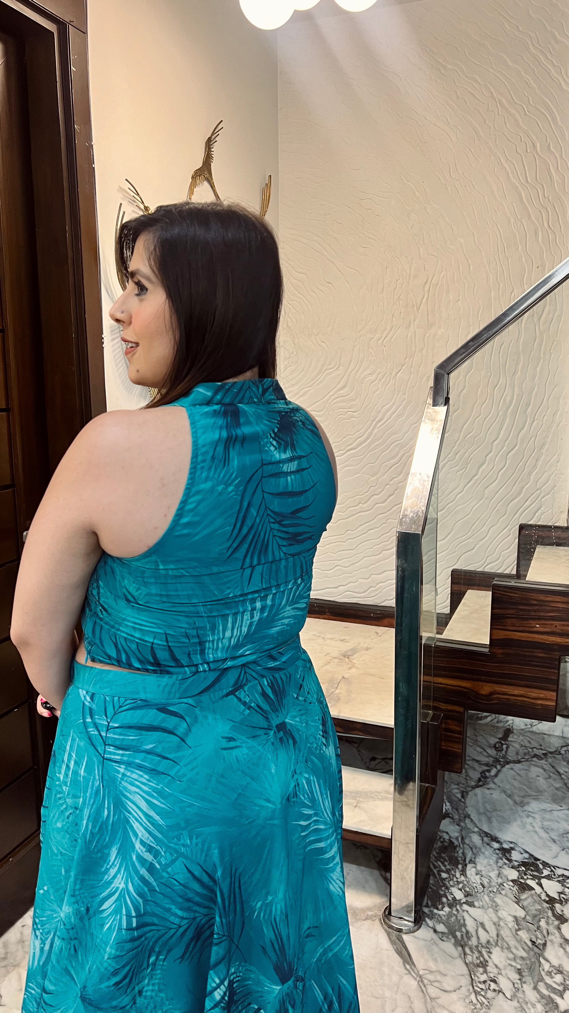 Green Beachy Skirt Co-Ord