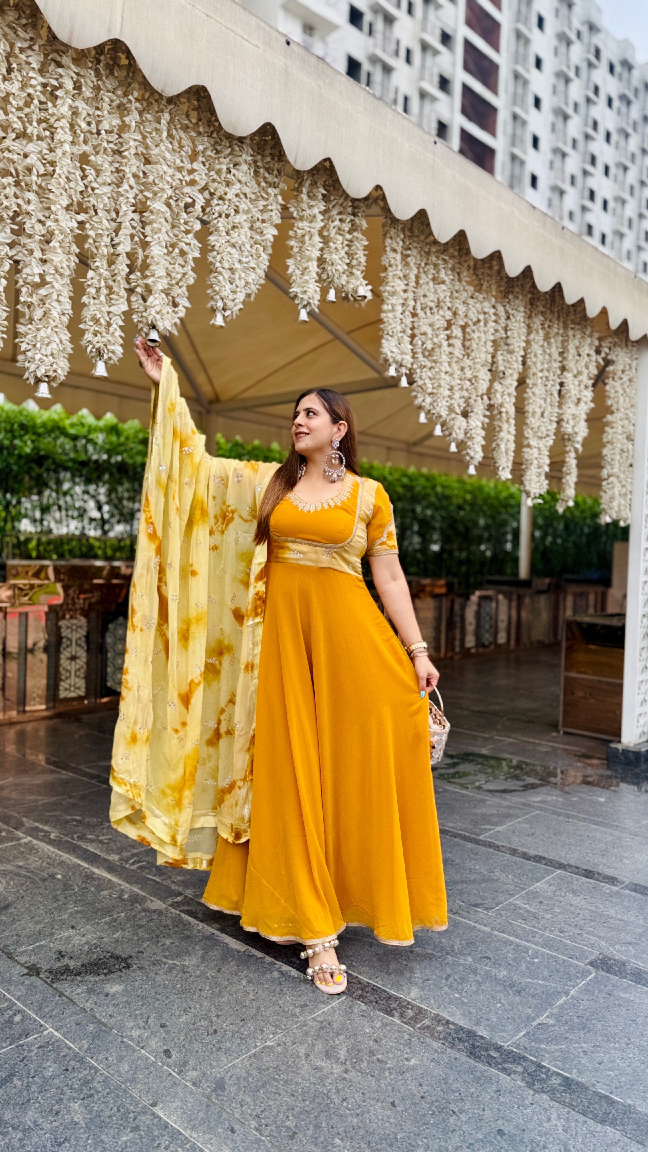Mustard Musketeer Anarkali