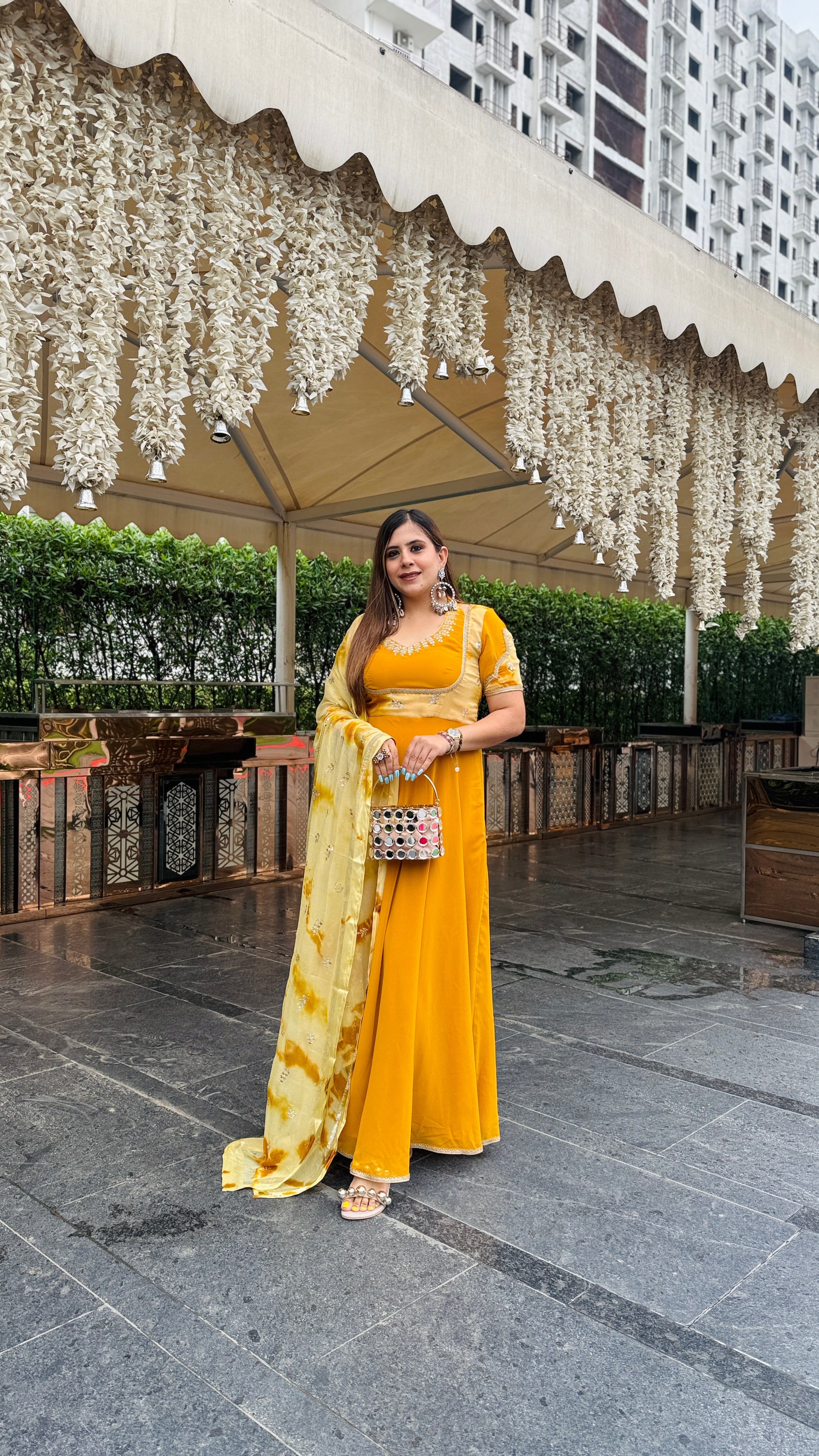 Mustard Musketeer Anarkali