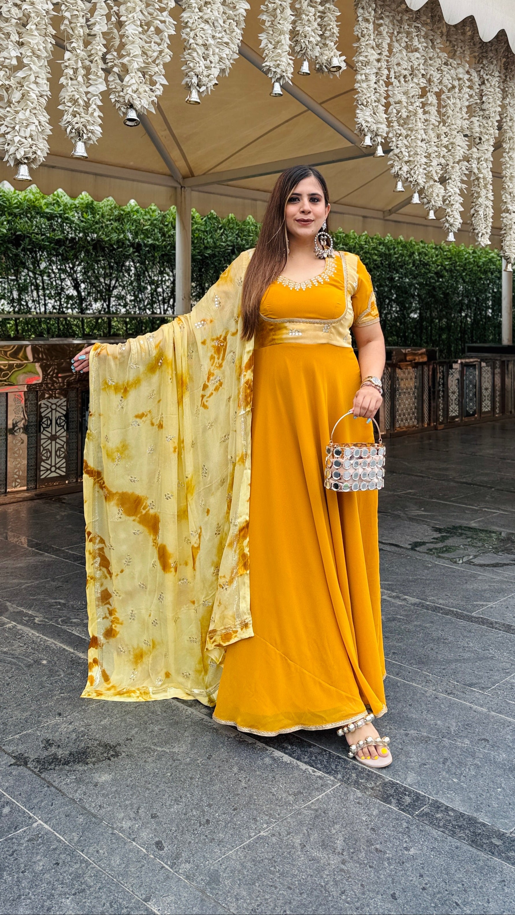 Mustard Musketeer Anarkali