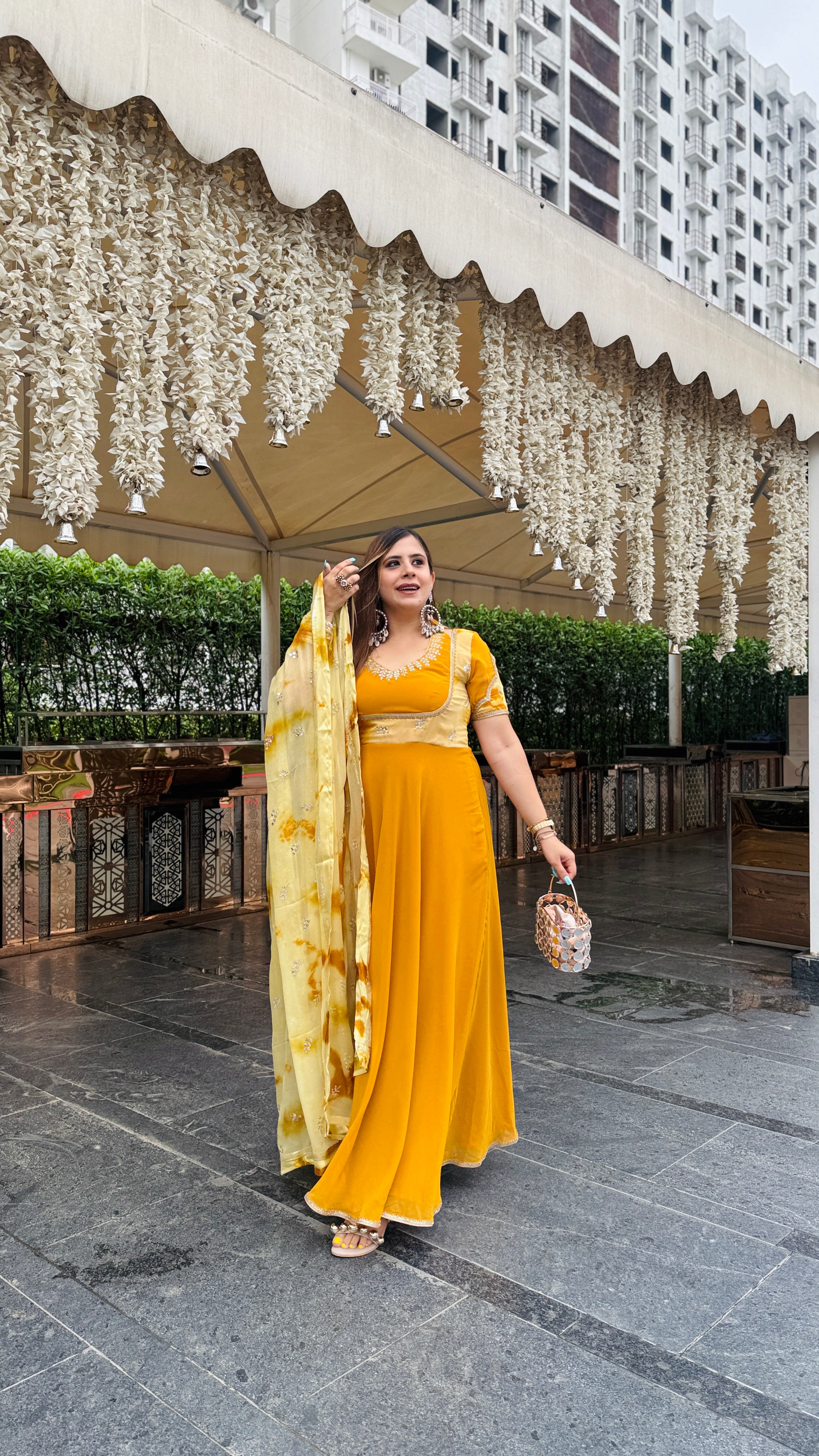 Mustard Musketeer Anarkali