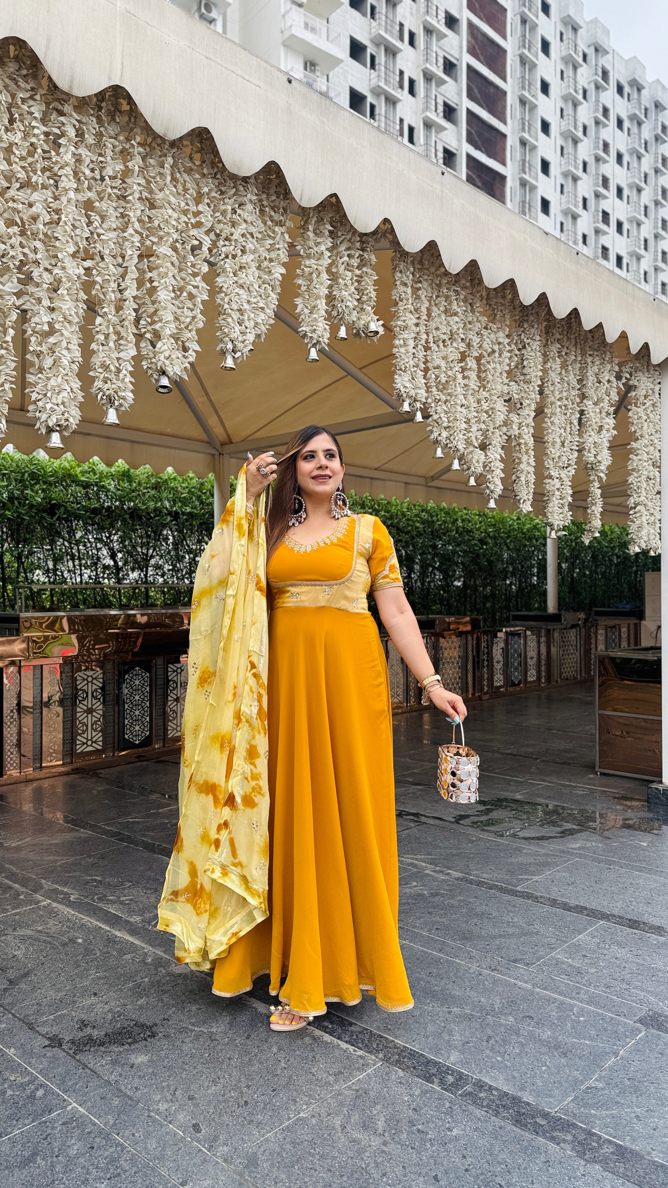 Mustard Musketeer Anarkali